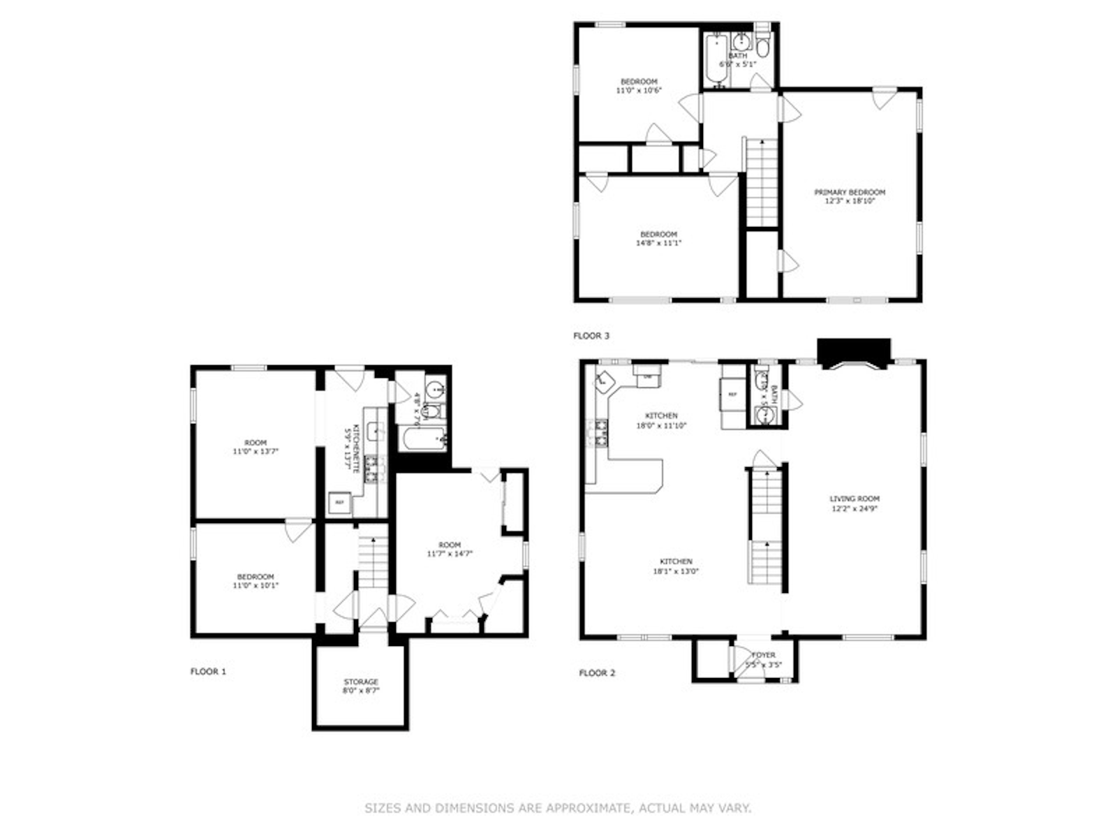 Floorplan for 1849 Stillwell Avenue