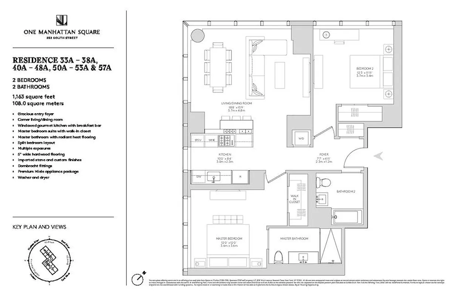 Floorplan for 252 South Street, 51A