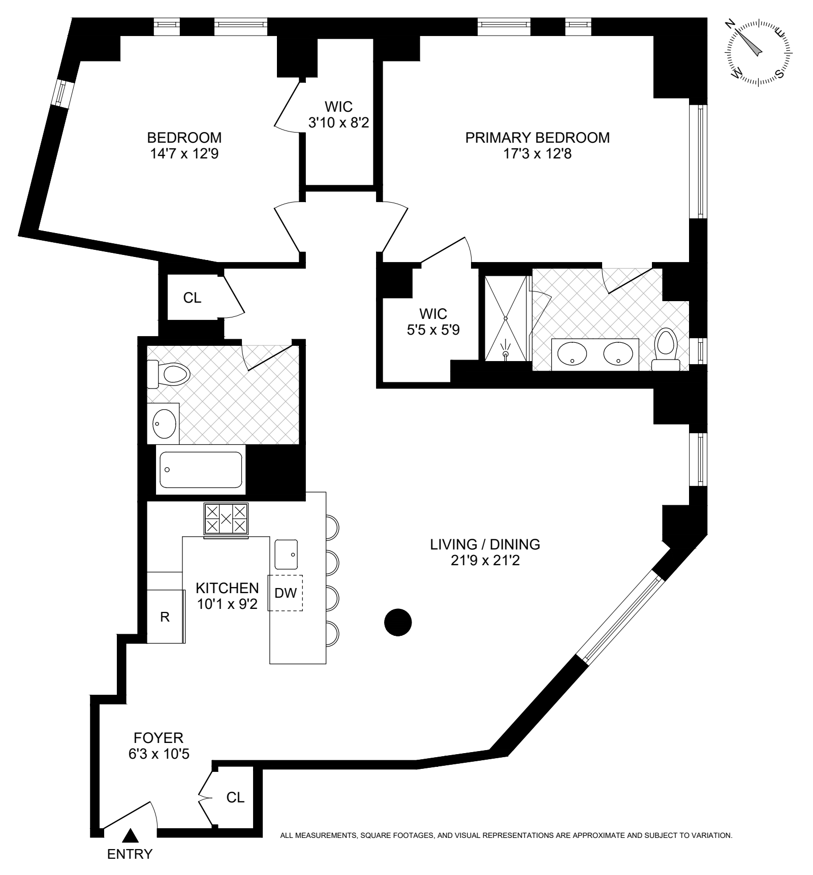 Floorplan for 250 East 49th Street, 3D