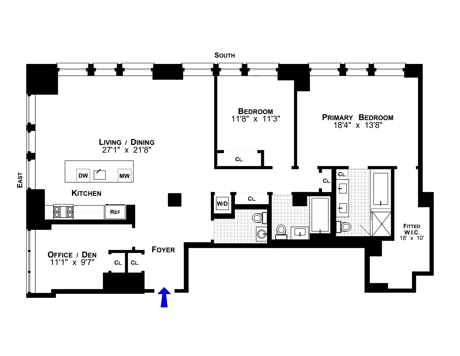 Floorplan for 143 Reade Street