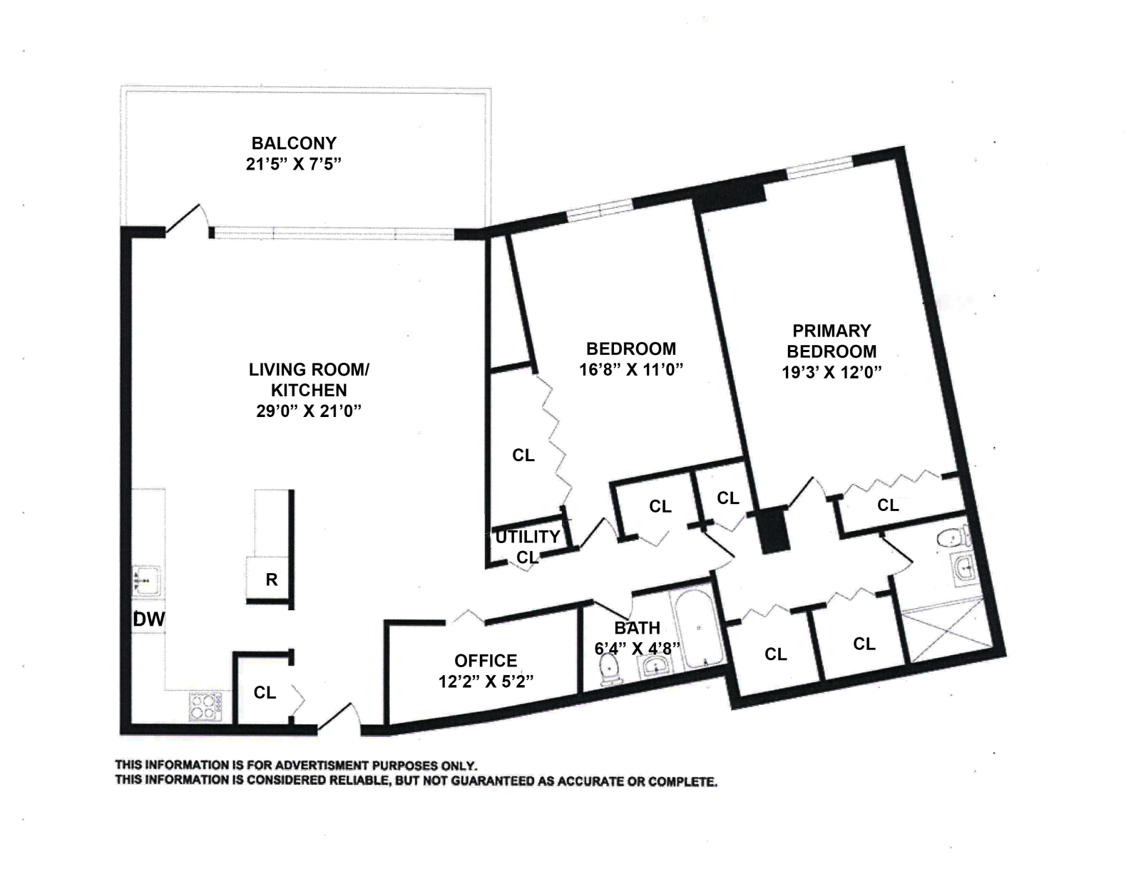 Floorplan for 2500 Johnson Avenue, 8K