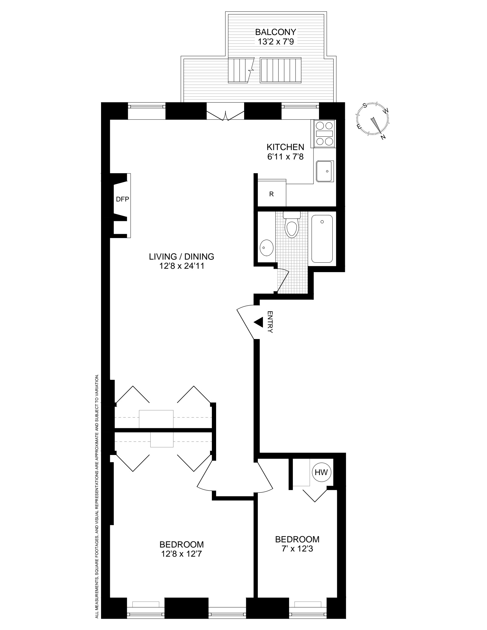 Floorplan for 326 East, 30th Street, 3