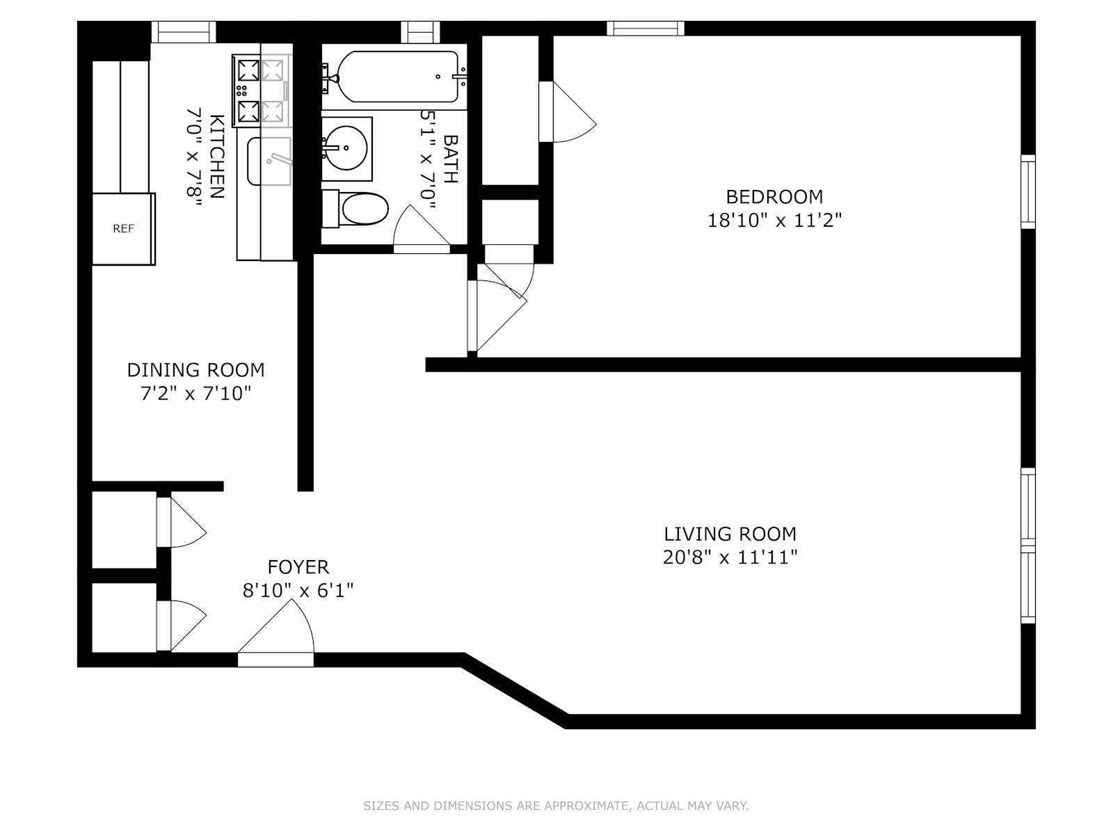 Floorplan for 67 -25 Clyde Street, 6K