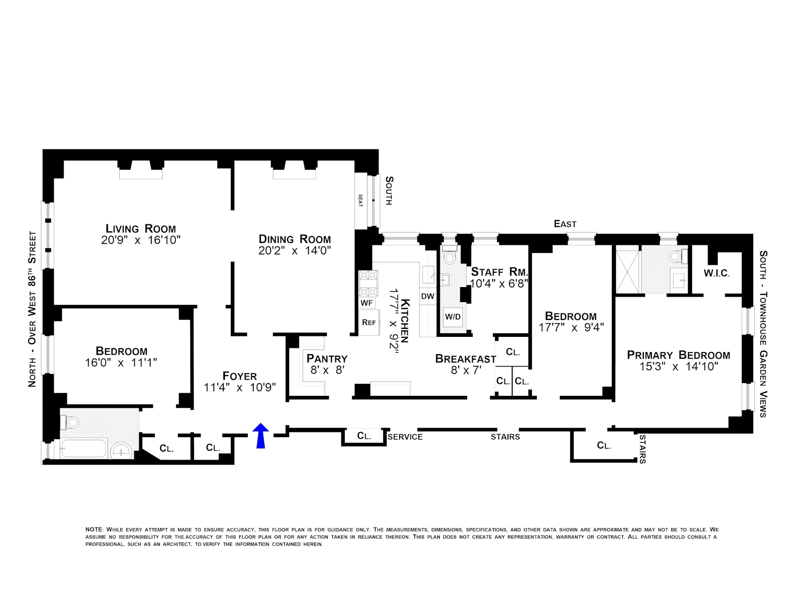 310 West 86th Street 3A Upper West Side New York NY 10024