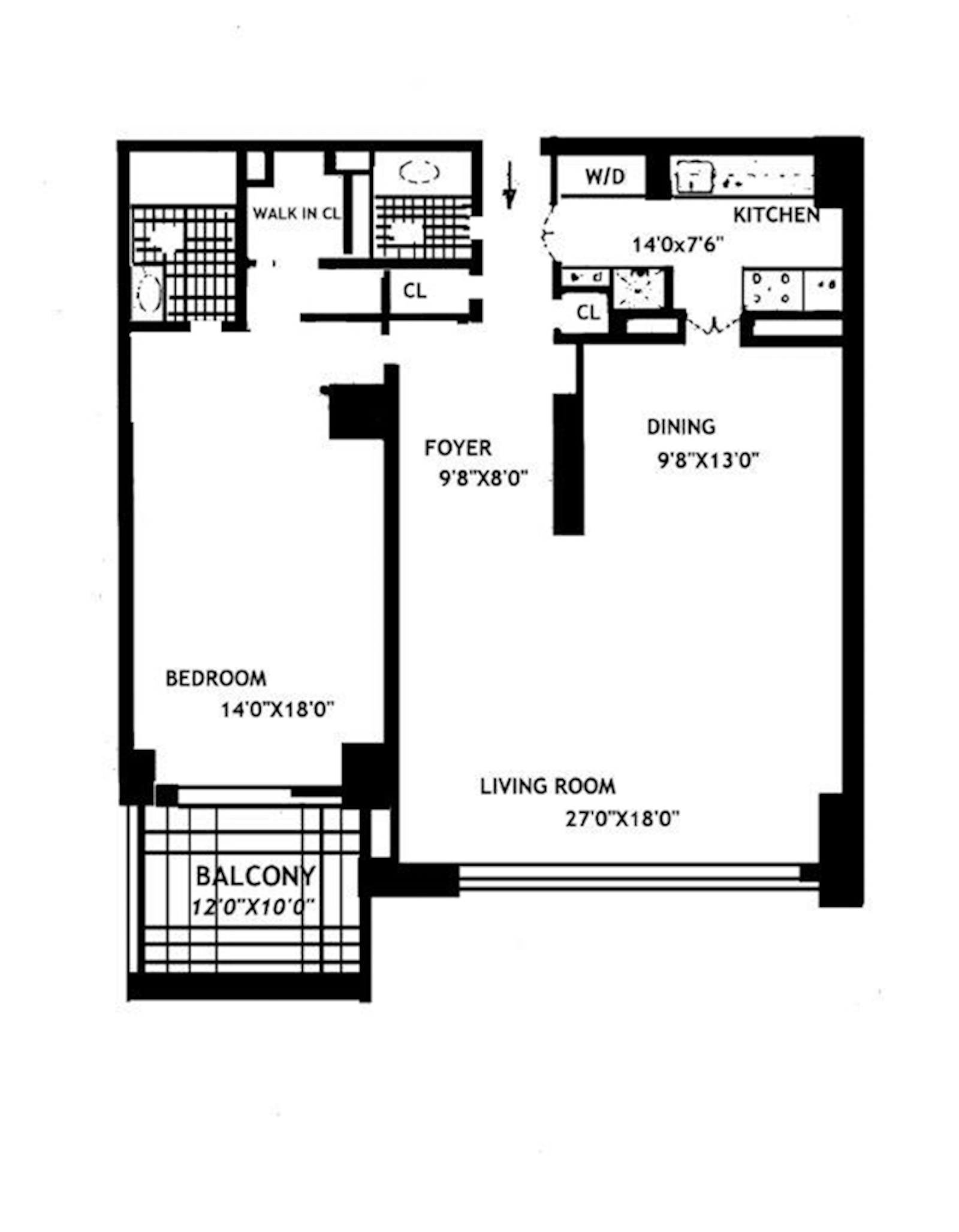 Floorplan for 303 East 57th Street, 32C