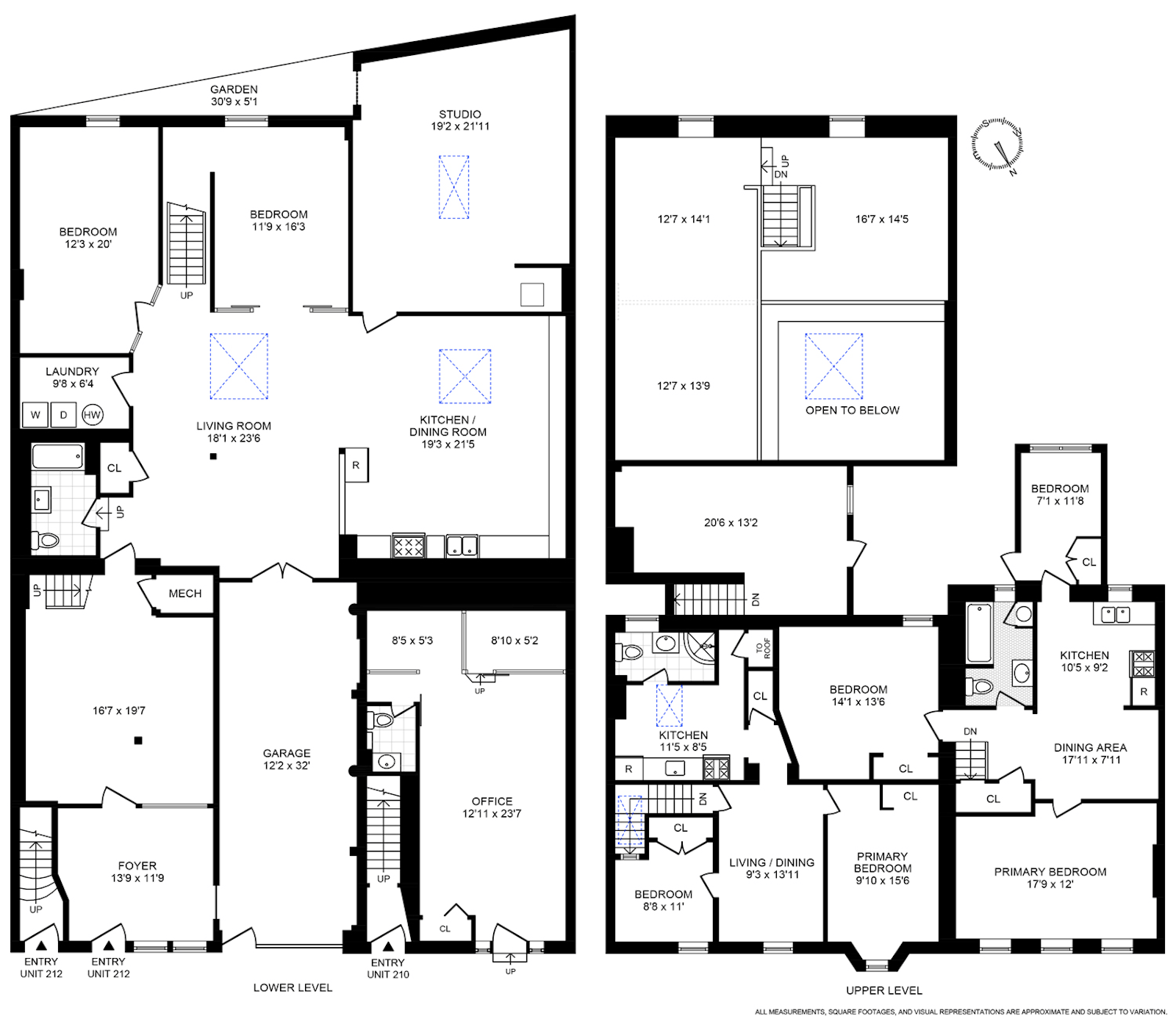 Floorplan for 210 24th Street