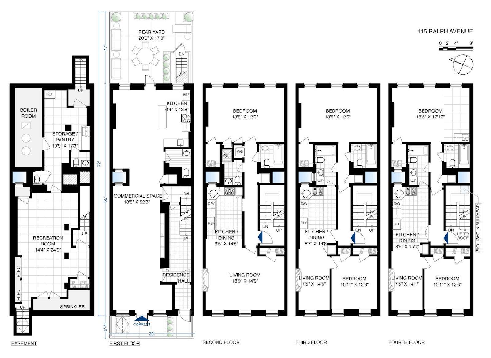 Floorplan for 115 Ralph Avenue