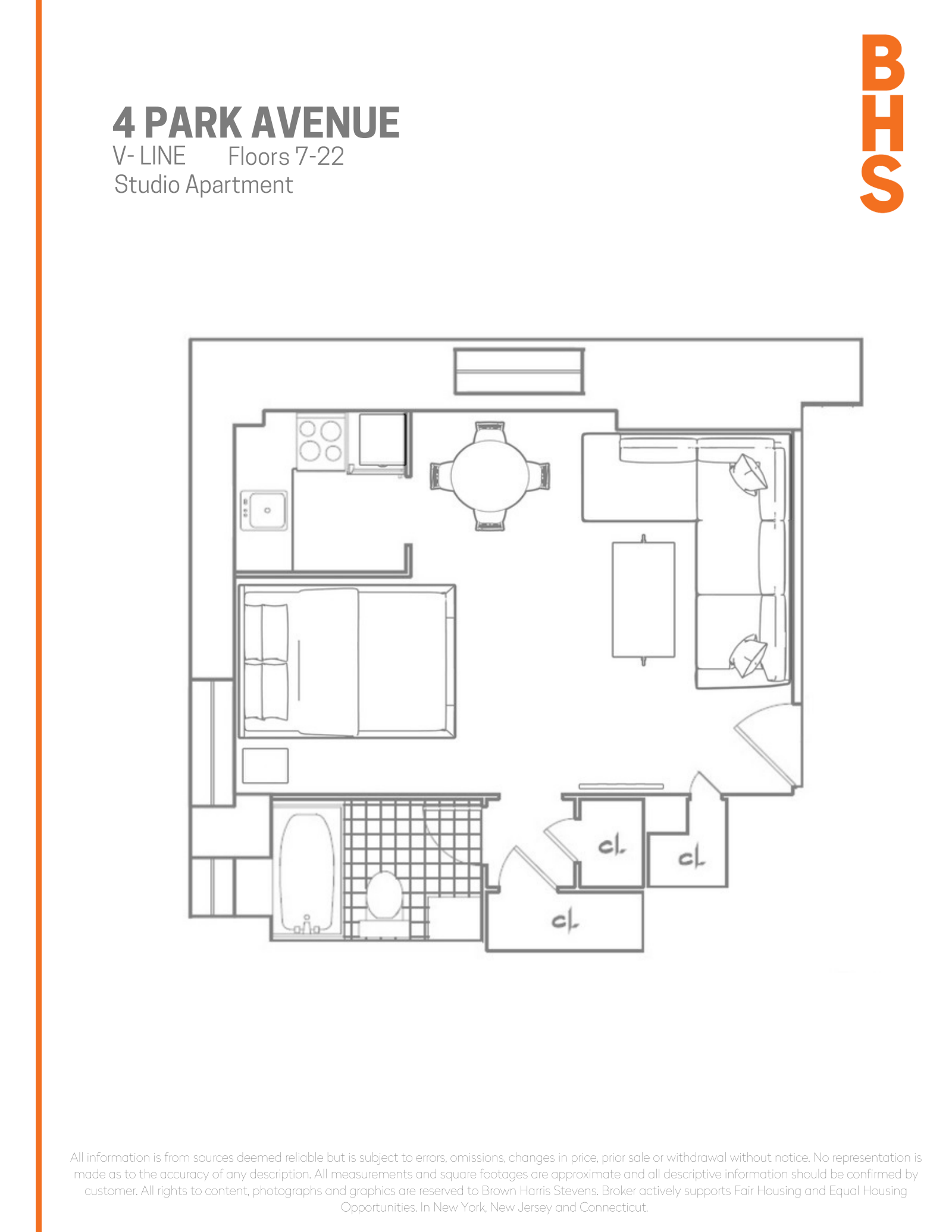 Floorplan for 4 Park Avenue, 11V