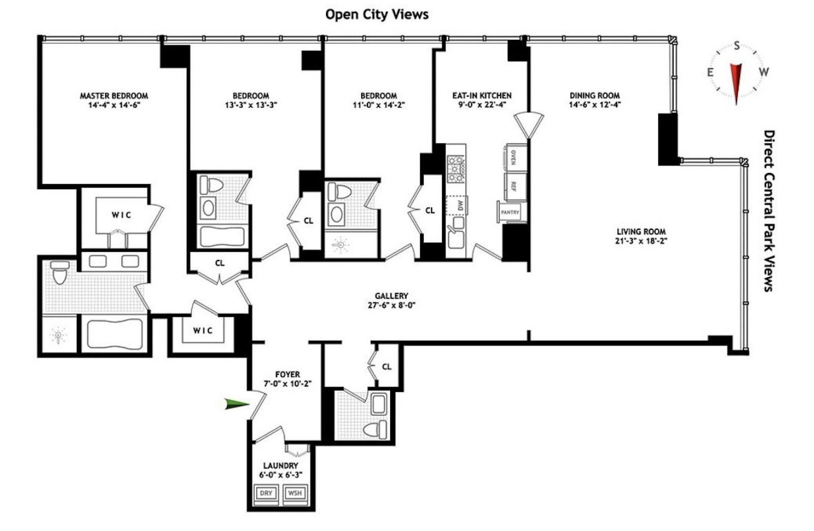 Floorplan for 151 East 58th Street, 43E