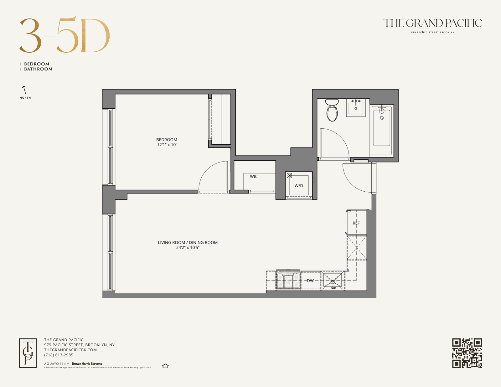 Floorplan for 979 Pacific Street, 4D