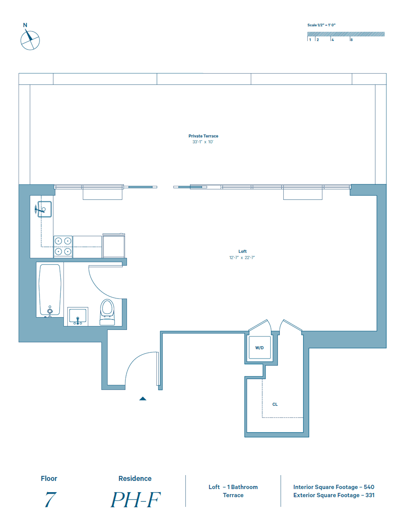 Floorplan for 48 East 132nd Street, PHF