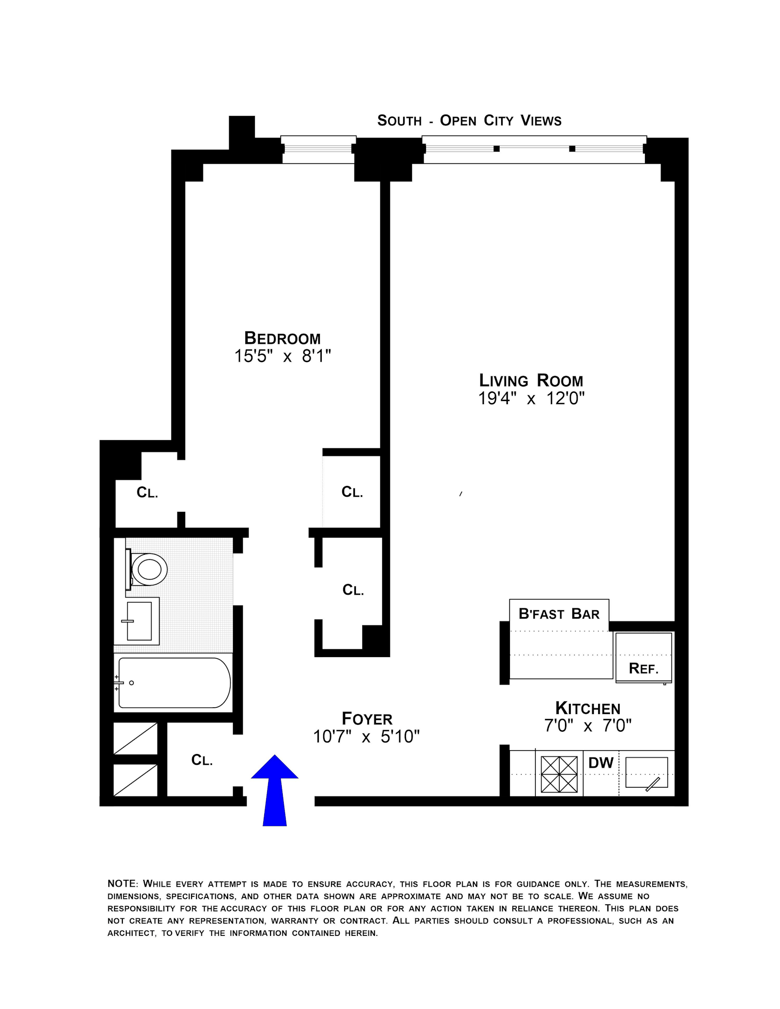 Floorplan for 11 Riverside Drive, 13SE