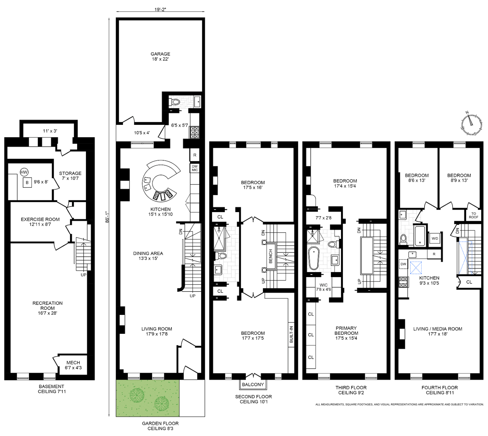 Floorplan for 207 West 139th Street