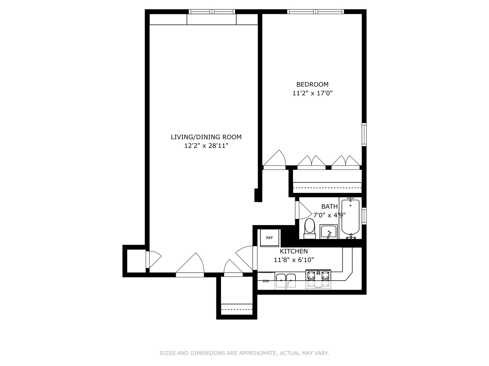 Floorplan for 64 East 94th Street, 5B