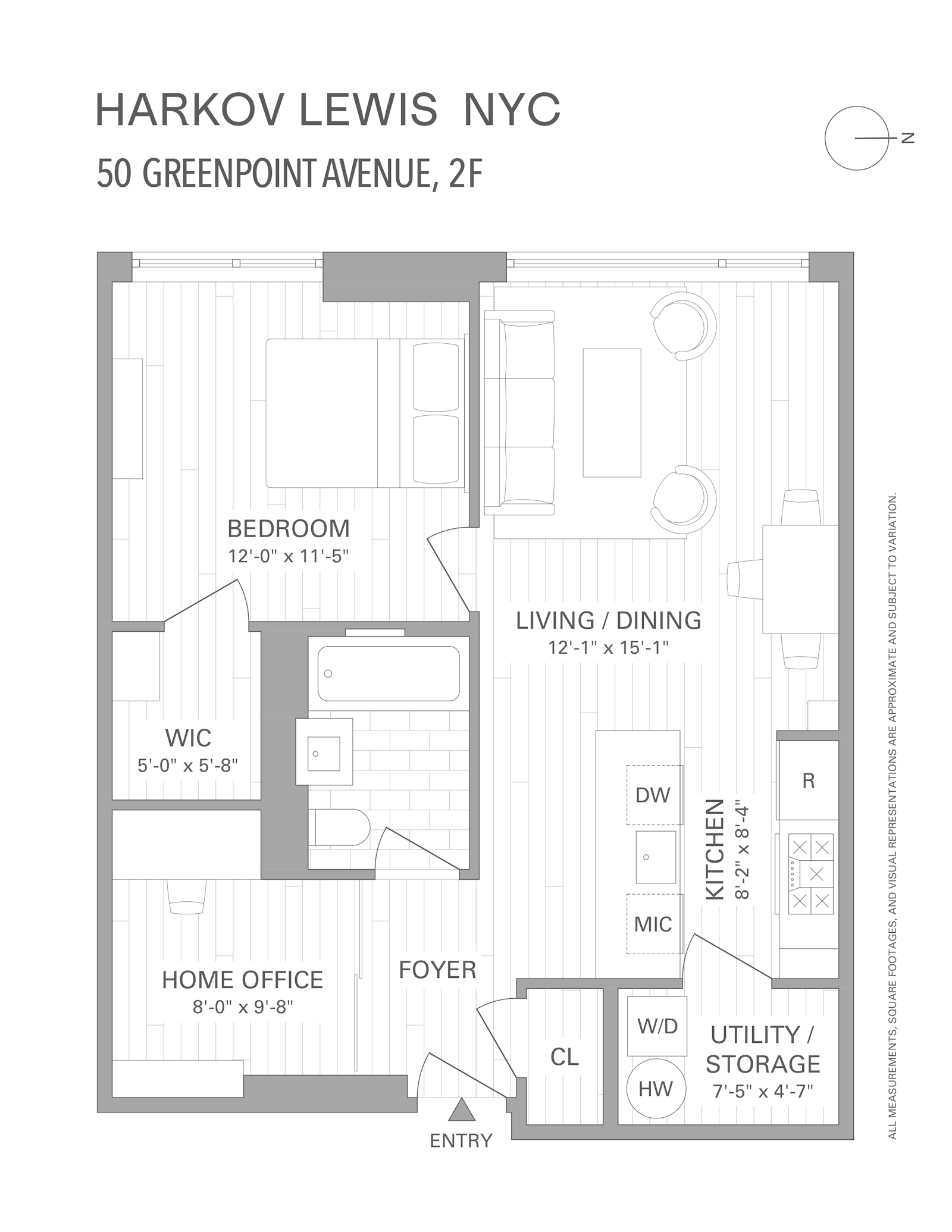 Floorplan for 50 Greenpoint Avenue, 2F