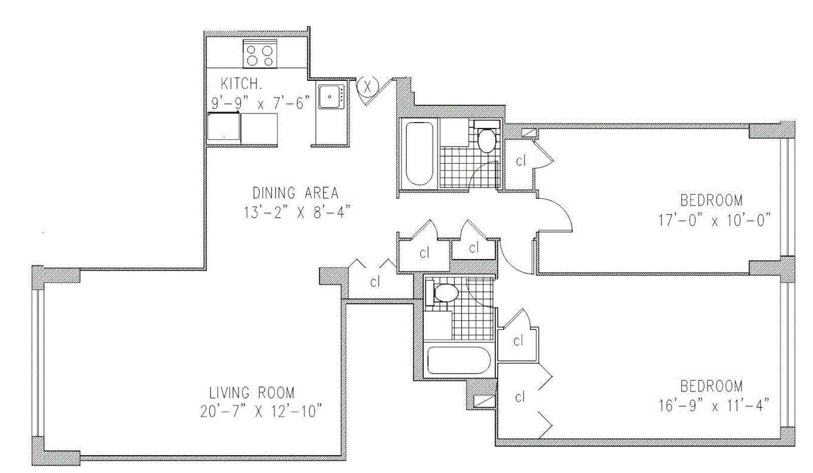 Floorplan for 444 East 82nd Street, 10X