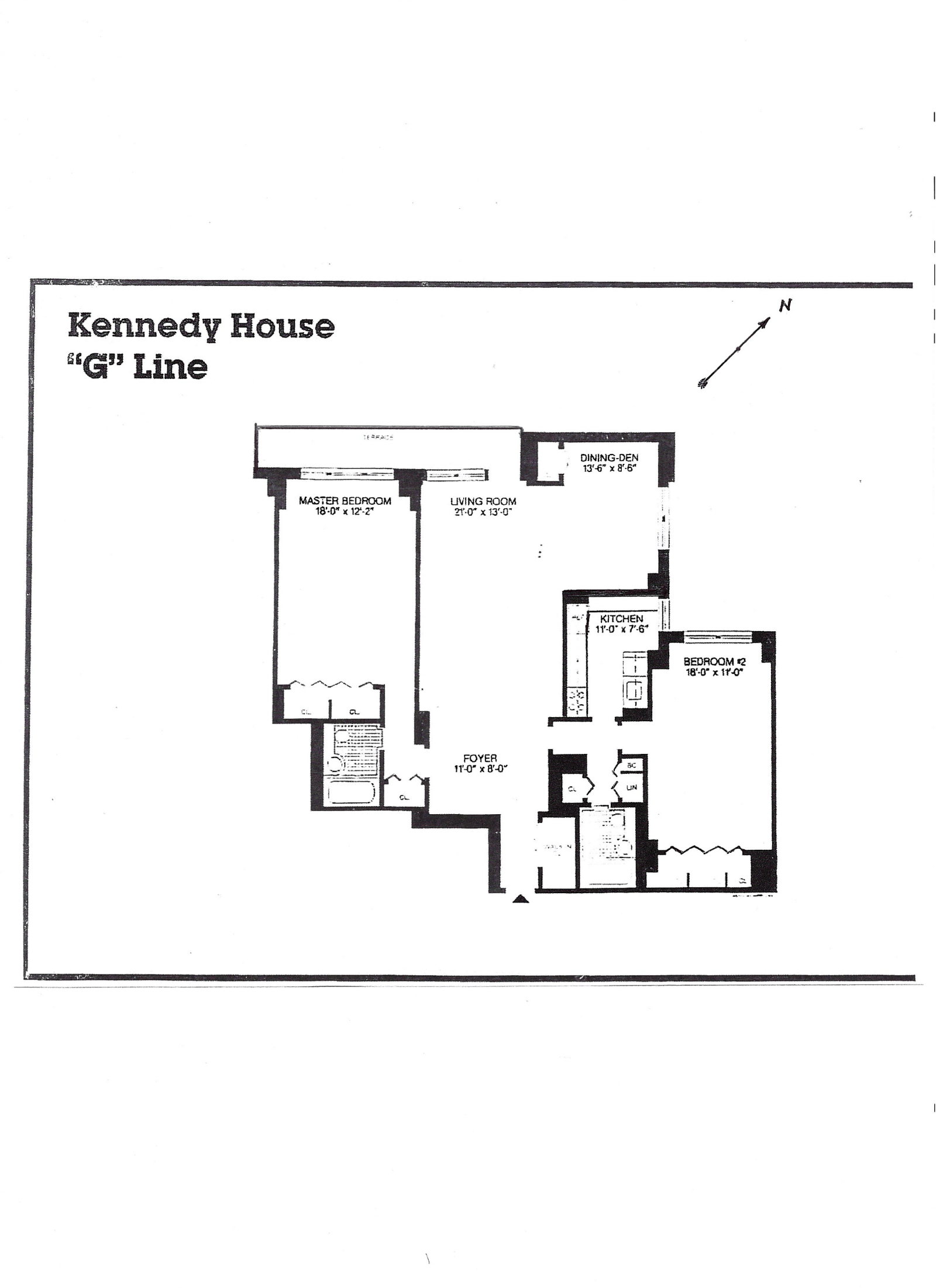 Floorplan for 110-11 Queens Blvd, 18G