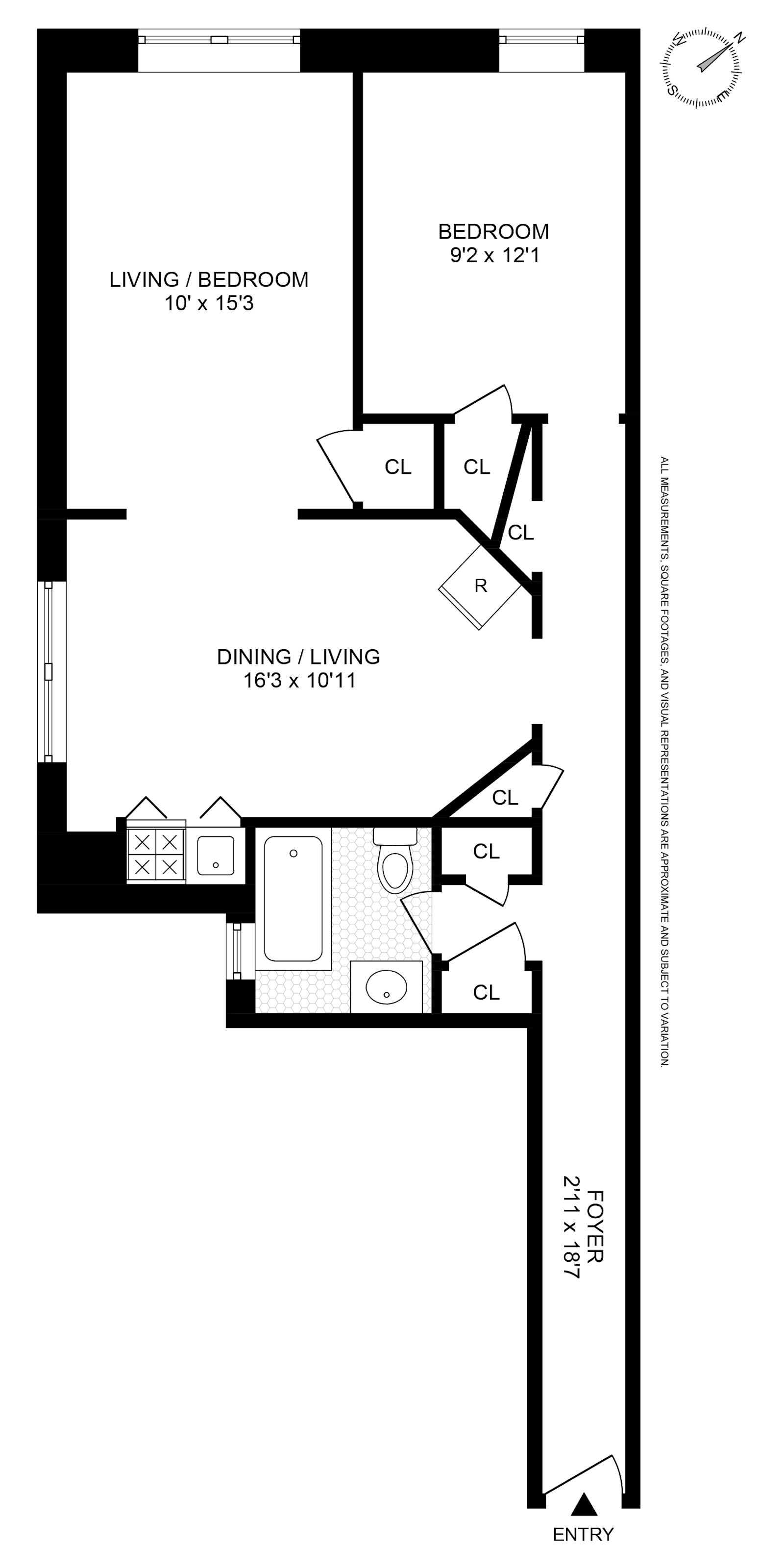 Floorplan for 530 Manhattan Avenue, 5