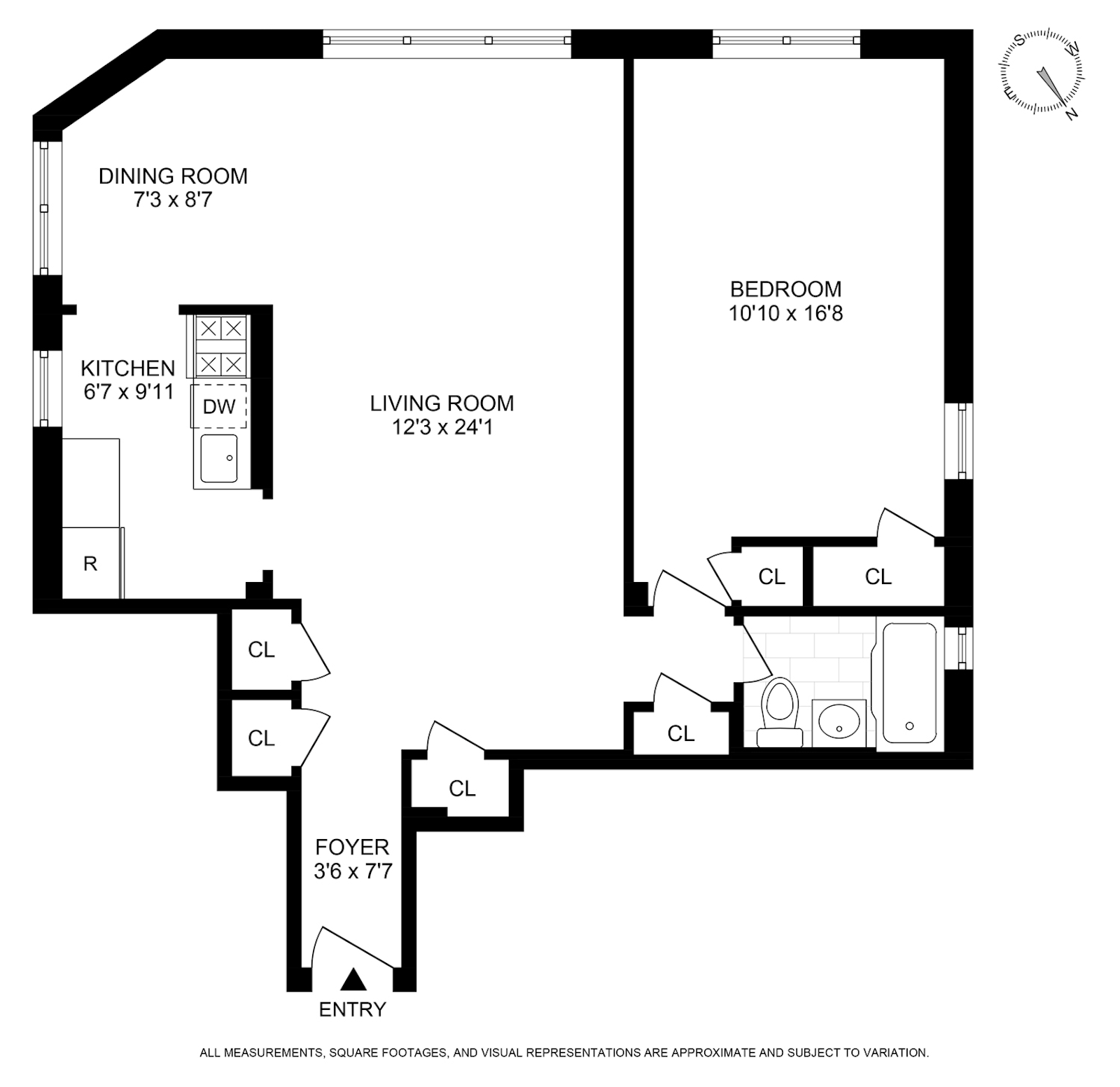 Floorplan for 3475 Greystone Avenue, 6E