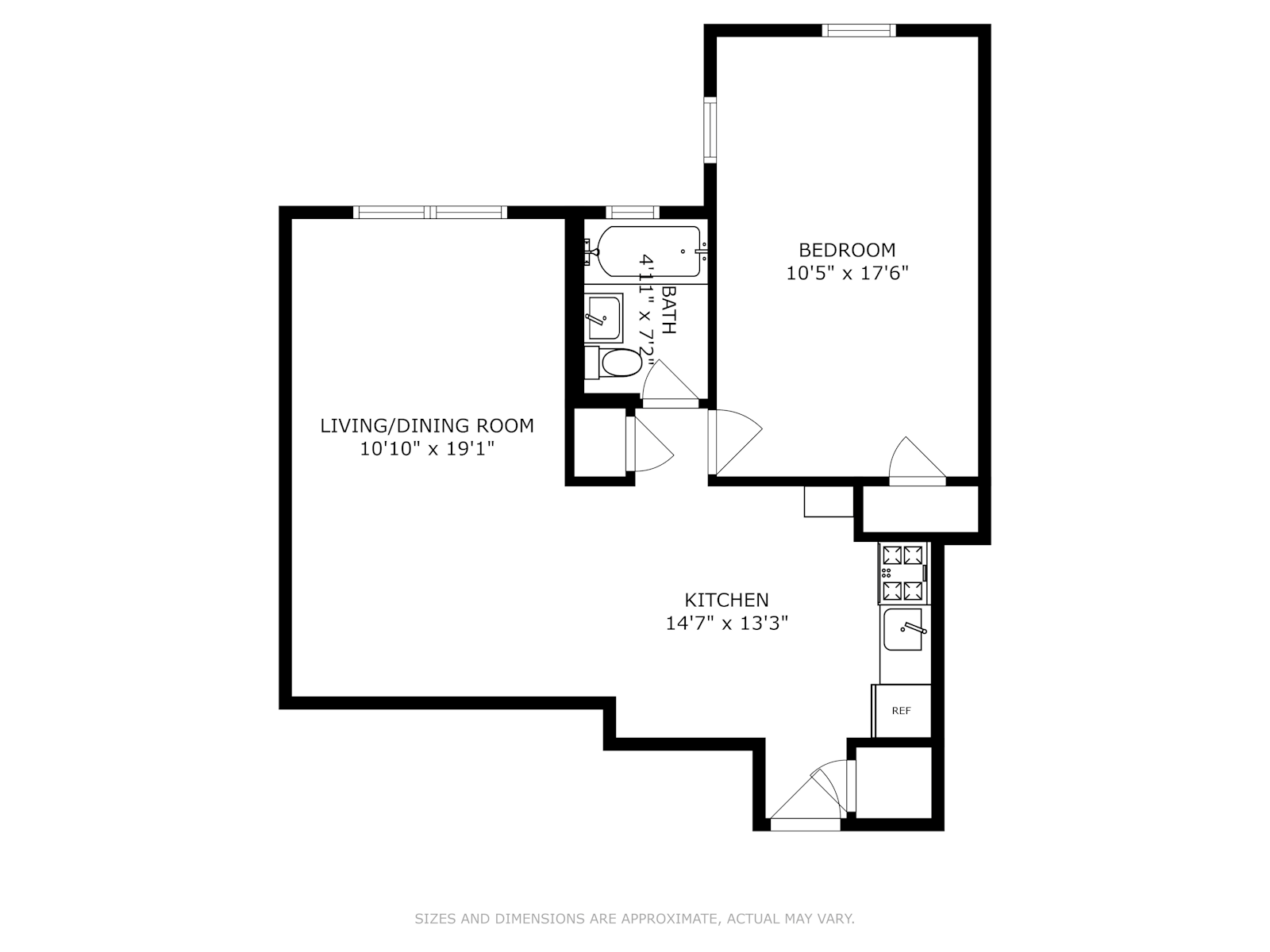 Floorplan for 100 -11 67th Rd, 108