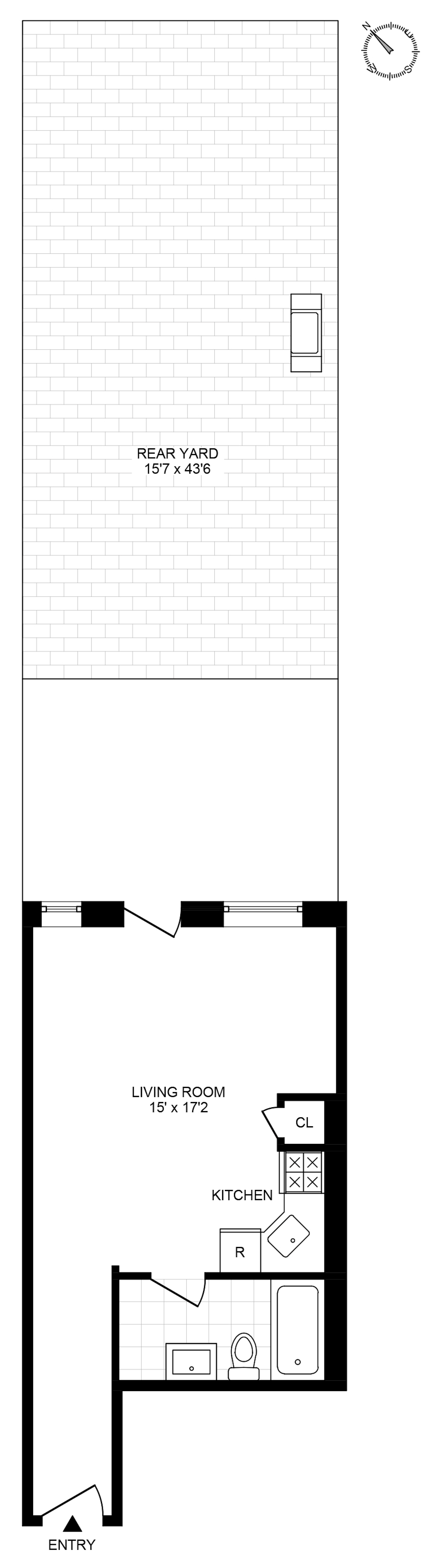 Floorplan for 227 West 131st Street, 2