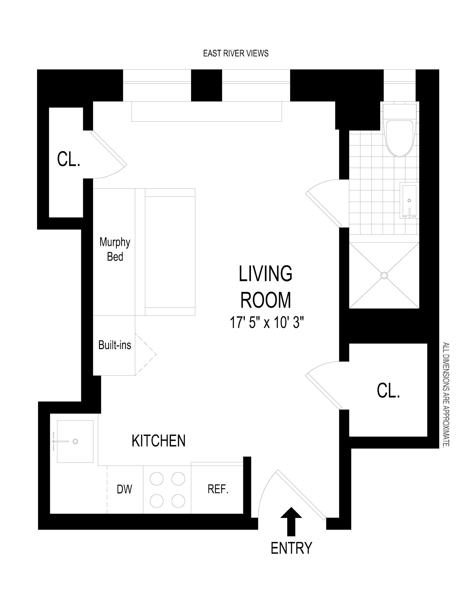 Floorplan for 5 Tudor City Place, 326