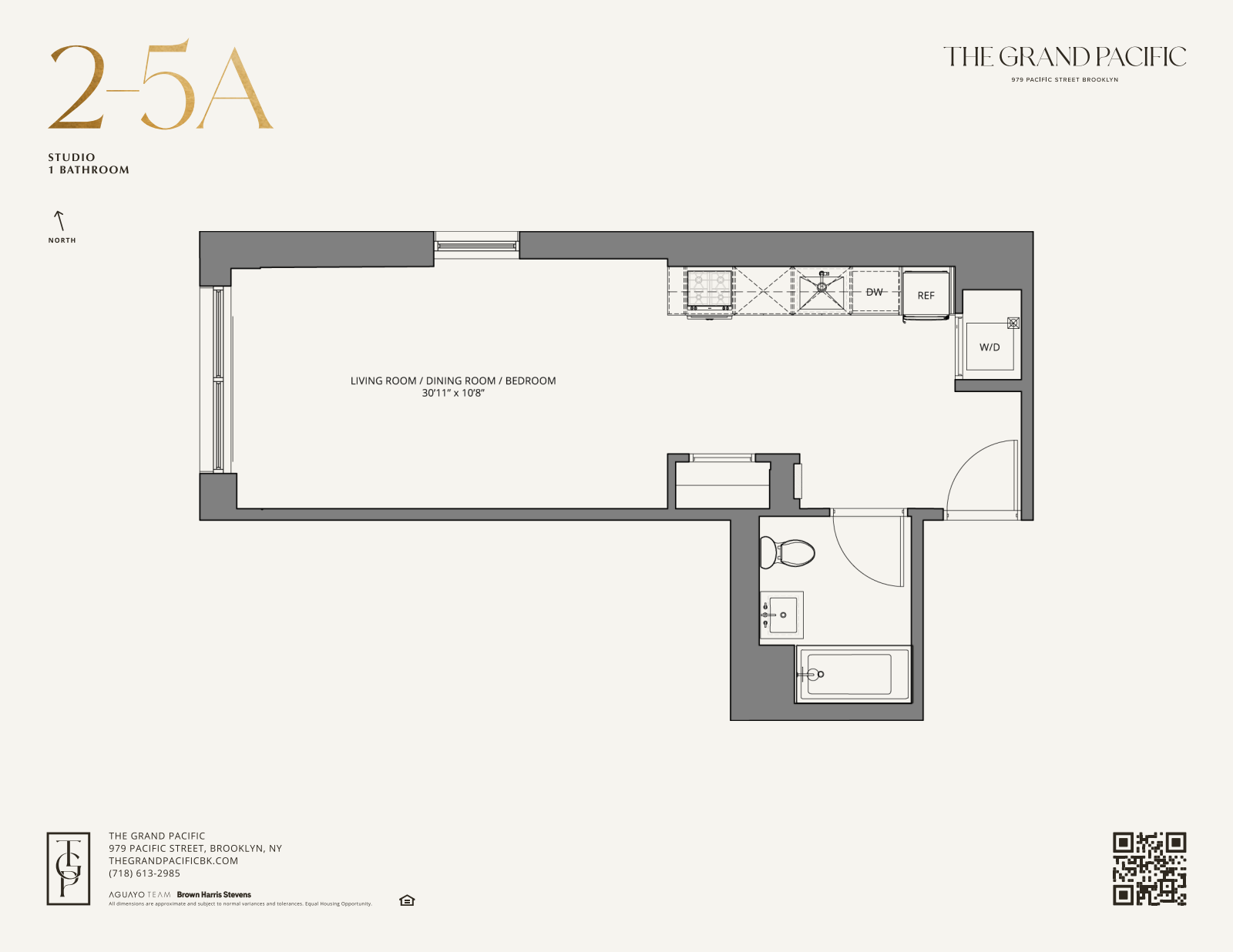 Floorplan for 979 Pacific Street, 3A