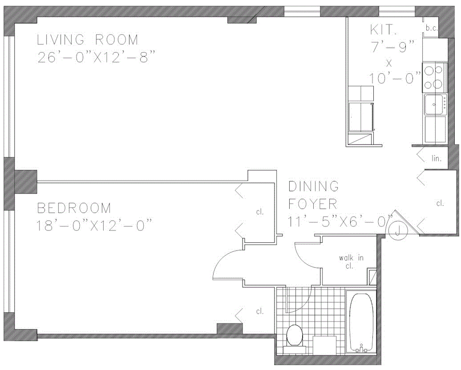 Floorplan for 160 East 84th Street, 3J