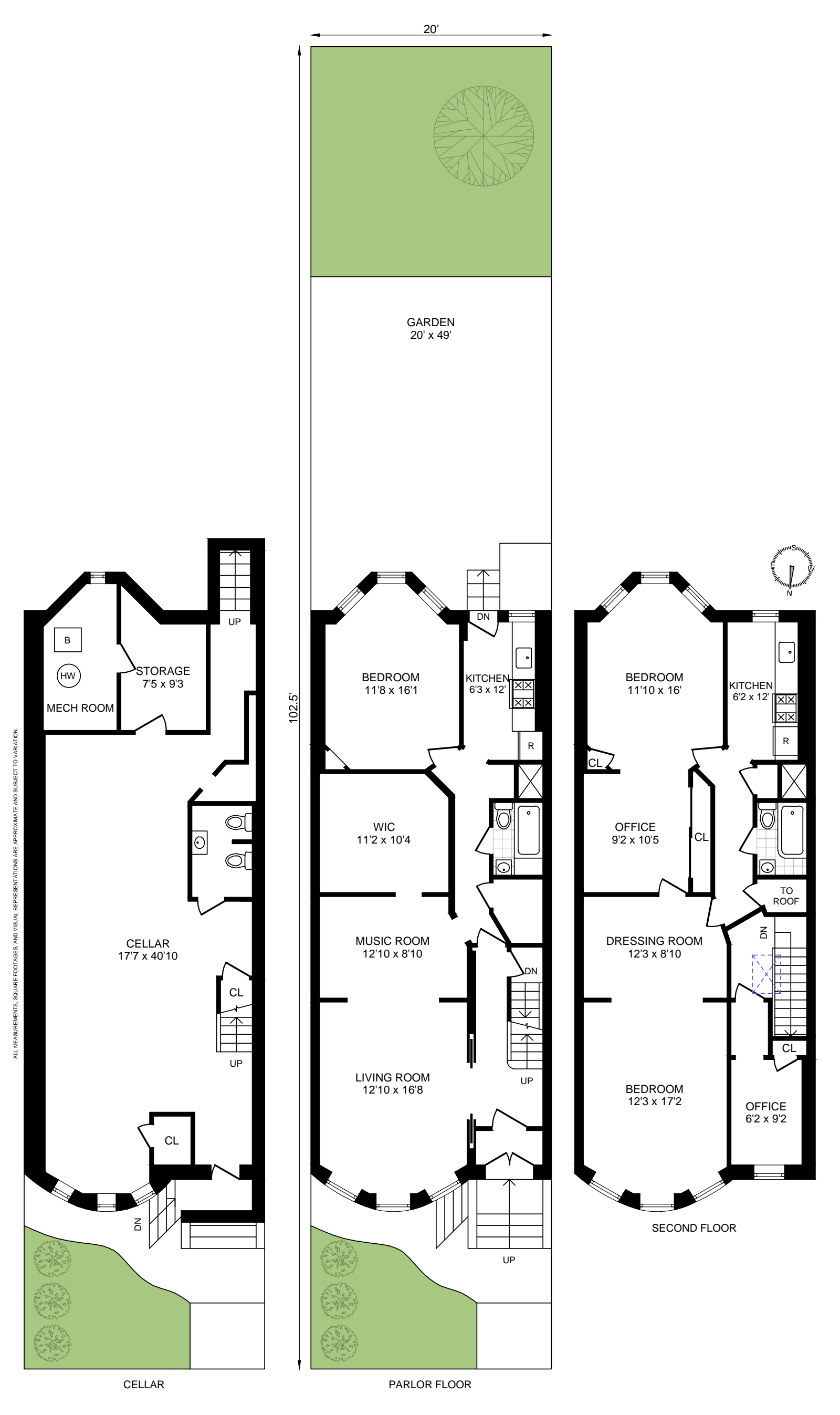 Floorplan for 178 Lefferts Avenue