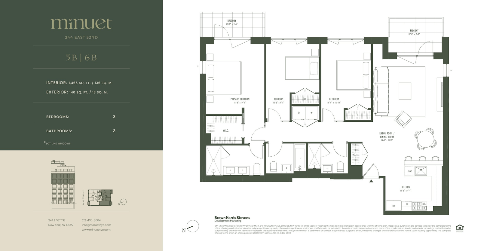 Floorplan for 244 East 52nd Street, 5B