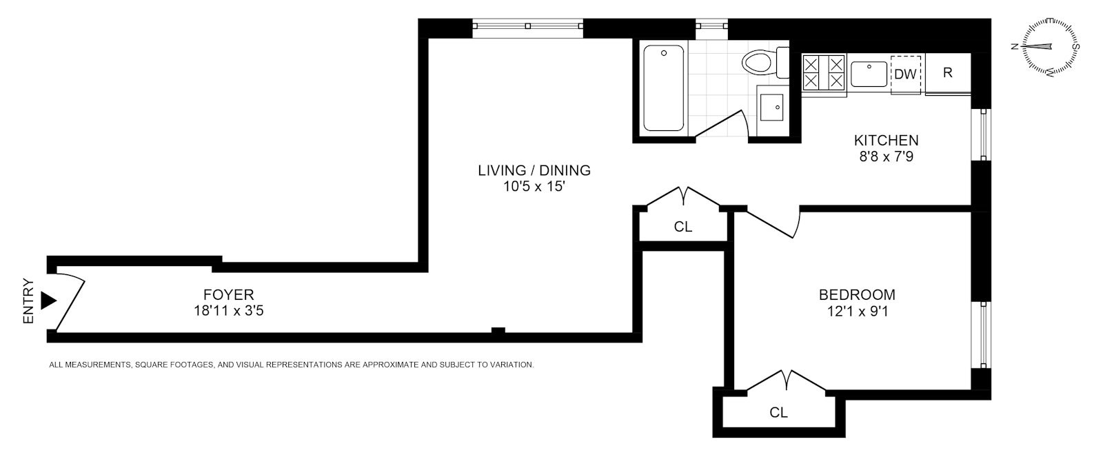 Floorplan for 566 Prospect Place, 3D