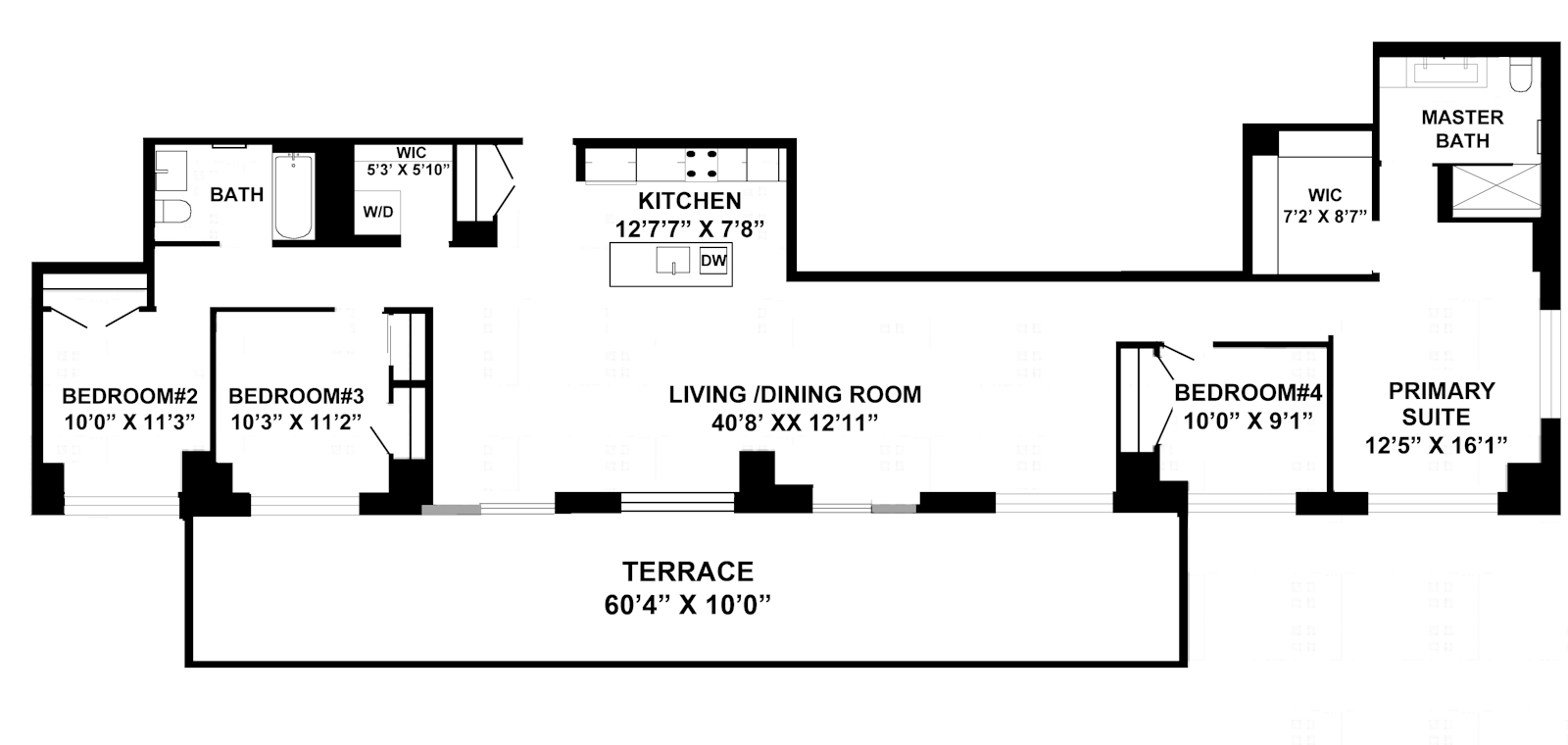 Floorplan for 23 West 116th Street