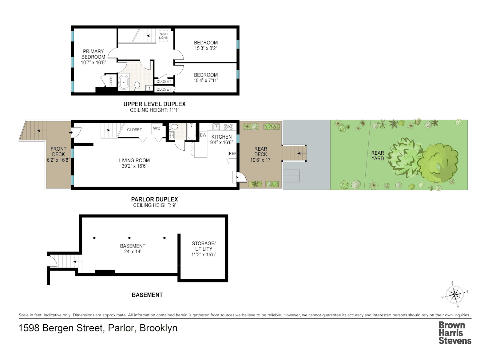 Floorplan for 1598 Bergen Street, PARLOR