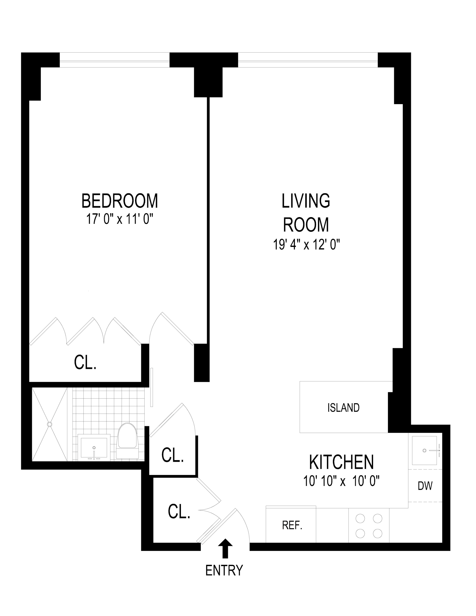 Floorplan for 130 East 18th Street, 8U