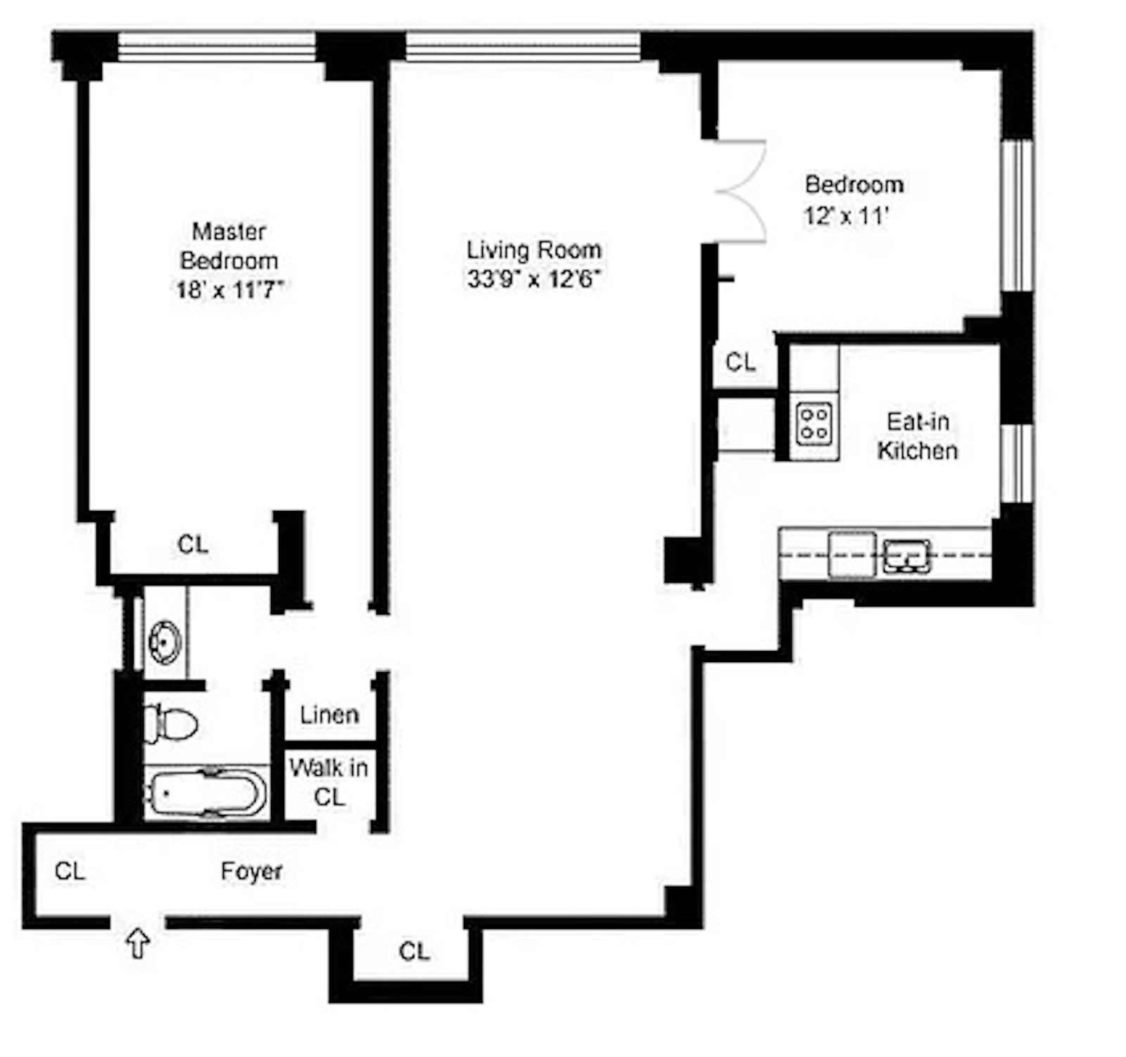 Floorplan for 300 East 40th Street