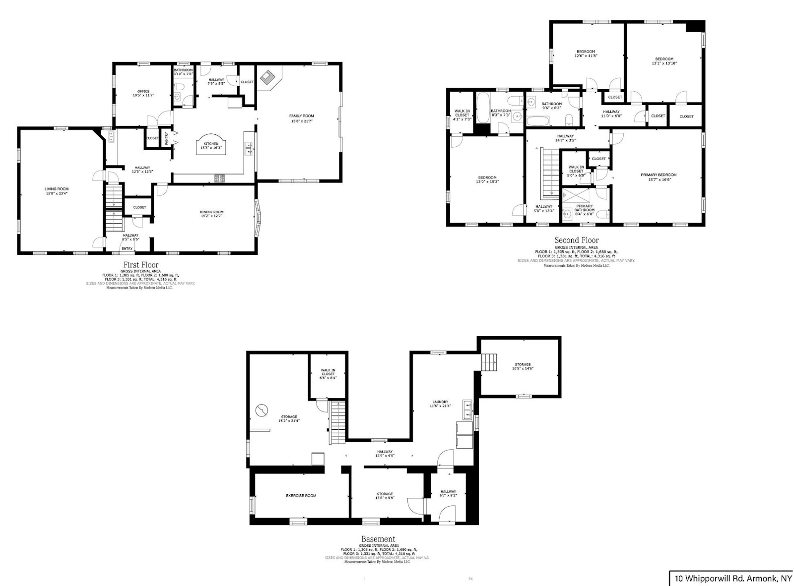 Floorplan for 10 Whippoorwill Road