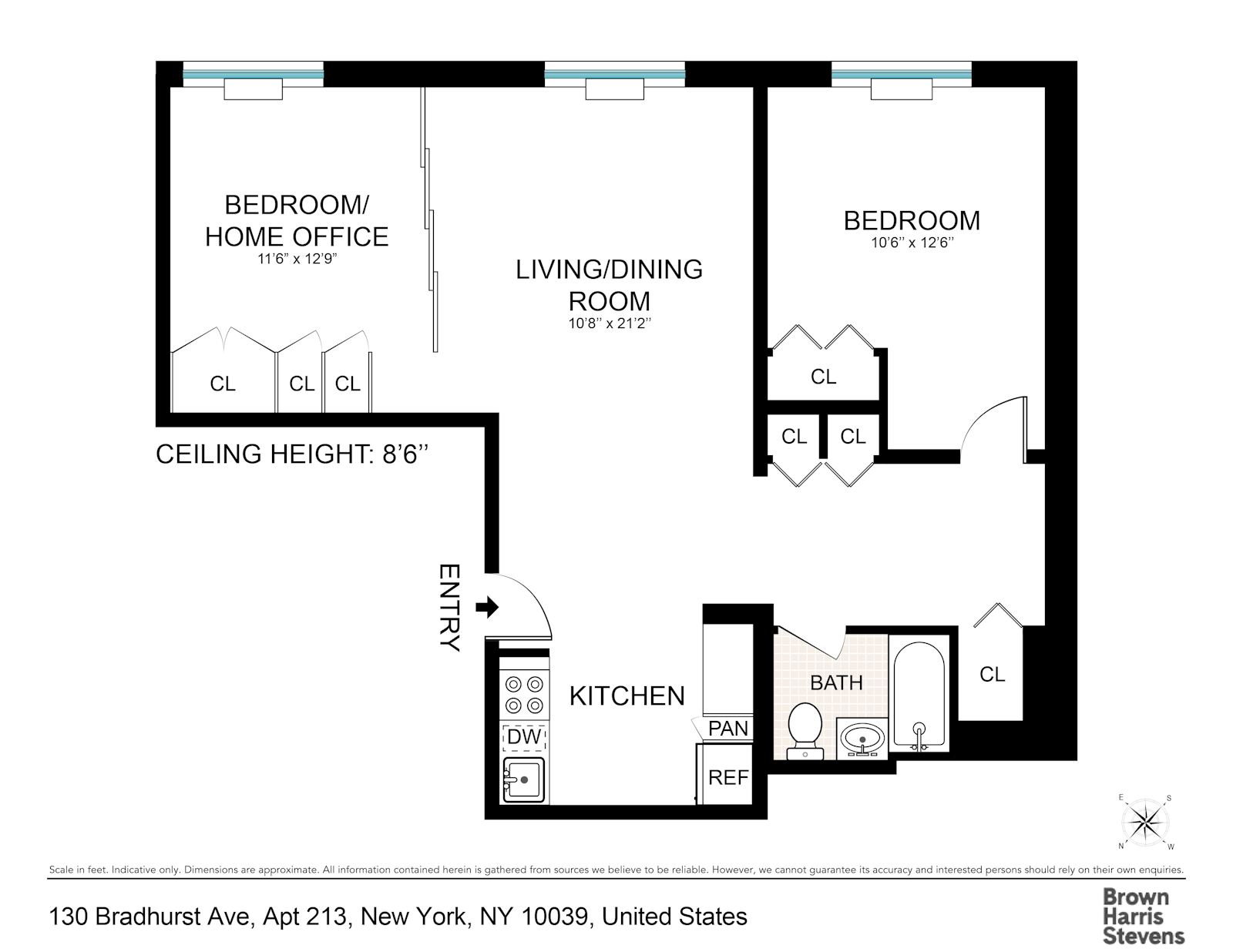 Floorplan for 130 Bradhurst Avenue