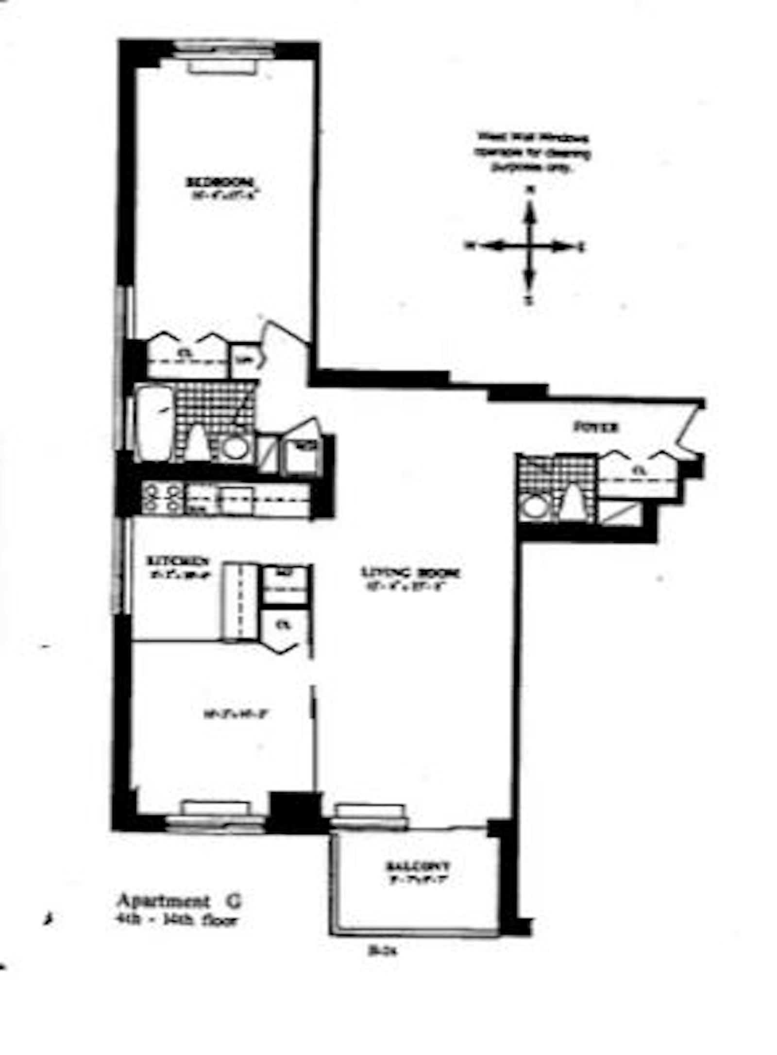 Floorplan for 171 East 84th Street, 5G