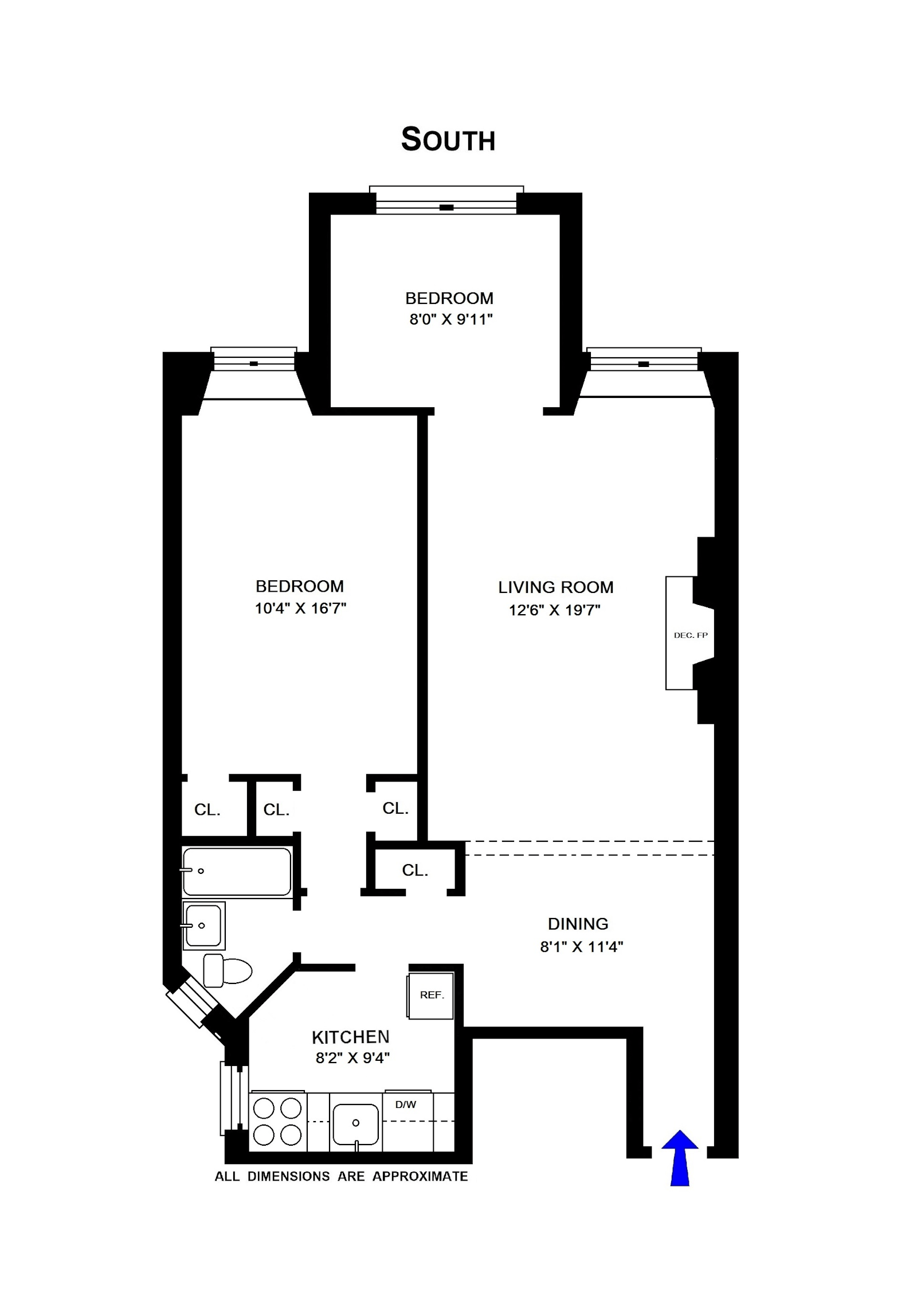 Floorplan for 530 East 88th Street, 2C