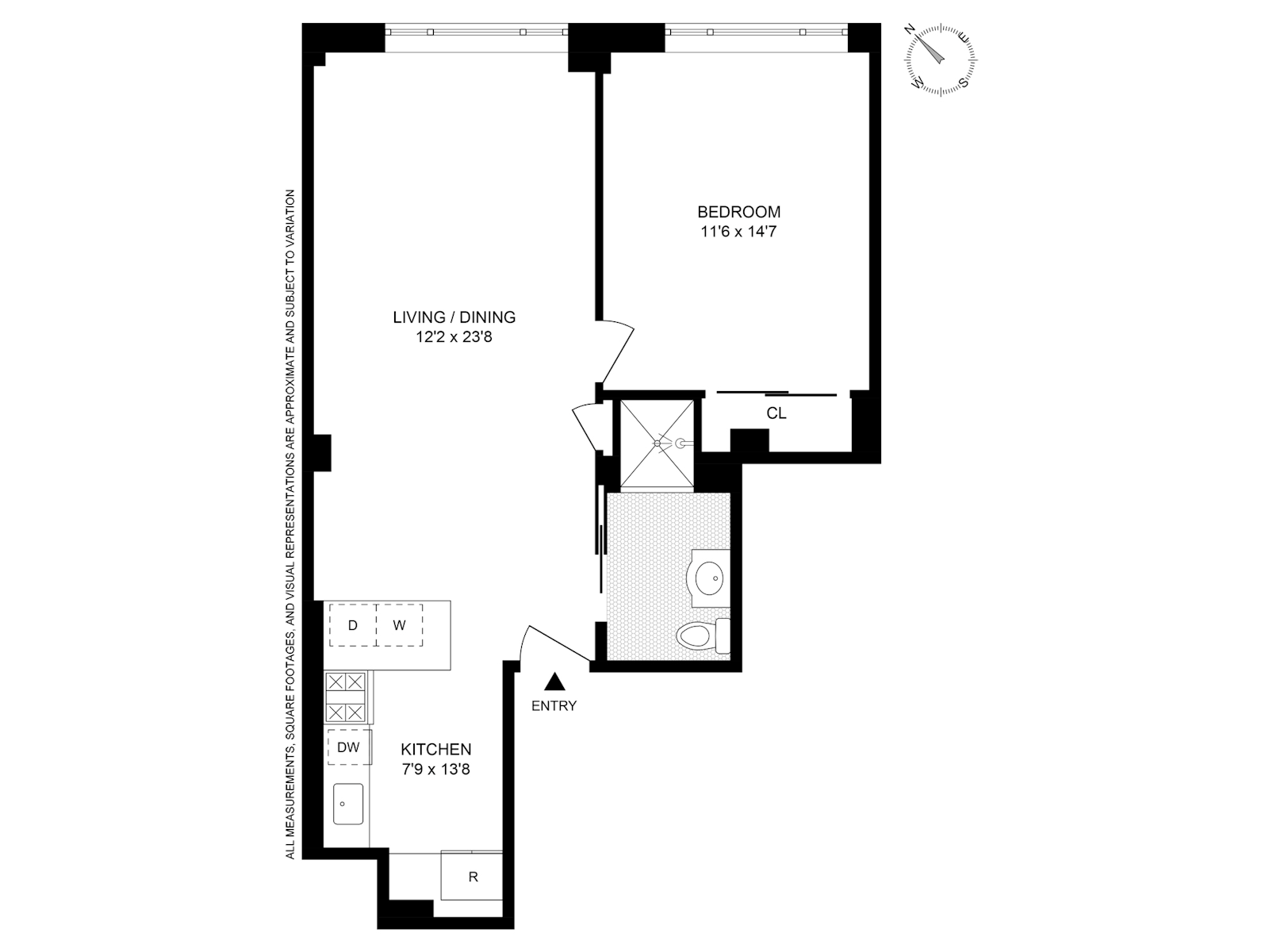 Floorplan for 250 East 31st Street, 5C