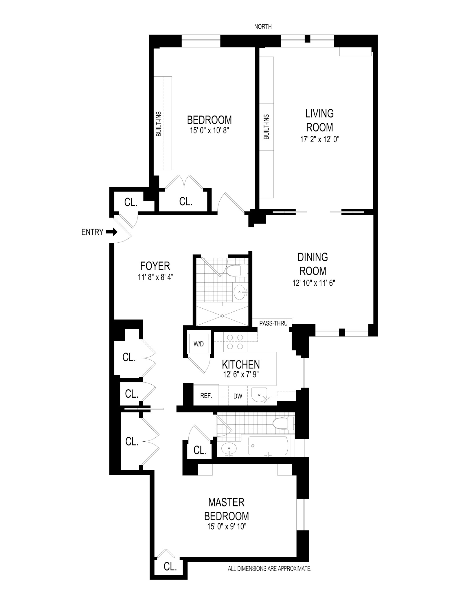 Floorplan for 532 West 111th Street, 5