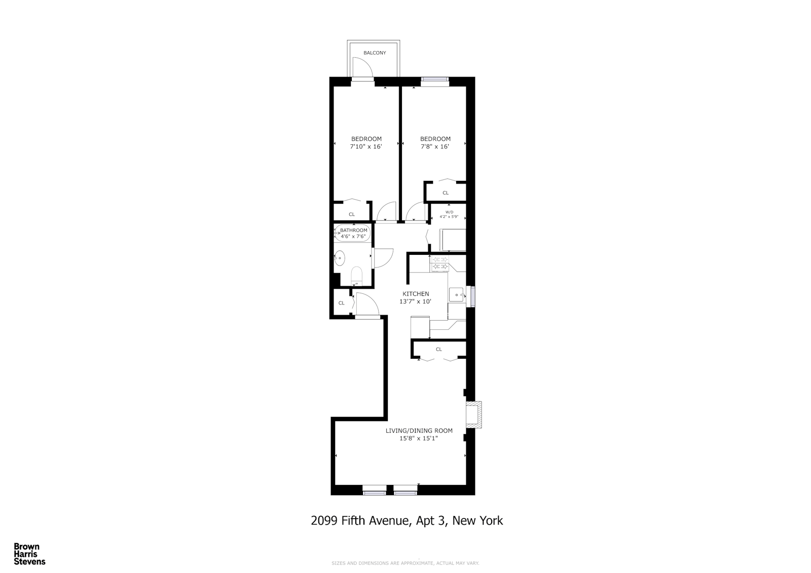 Floorplan for 2099 Fifth Avenue, 4