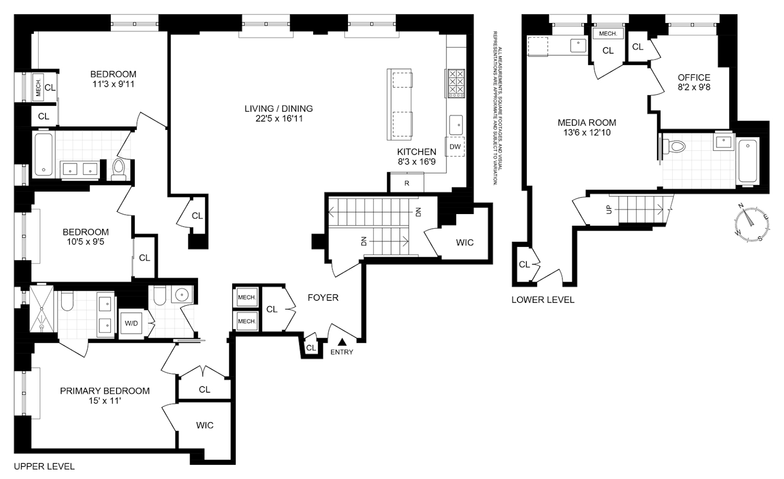 Floorplan for 780 West End Avenue, M1