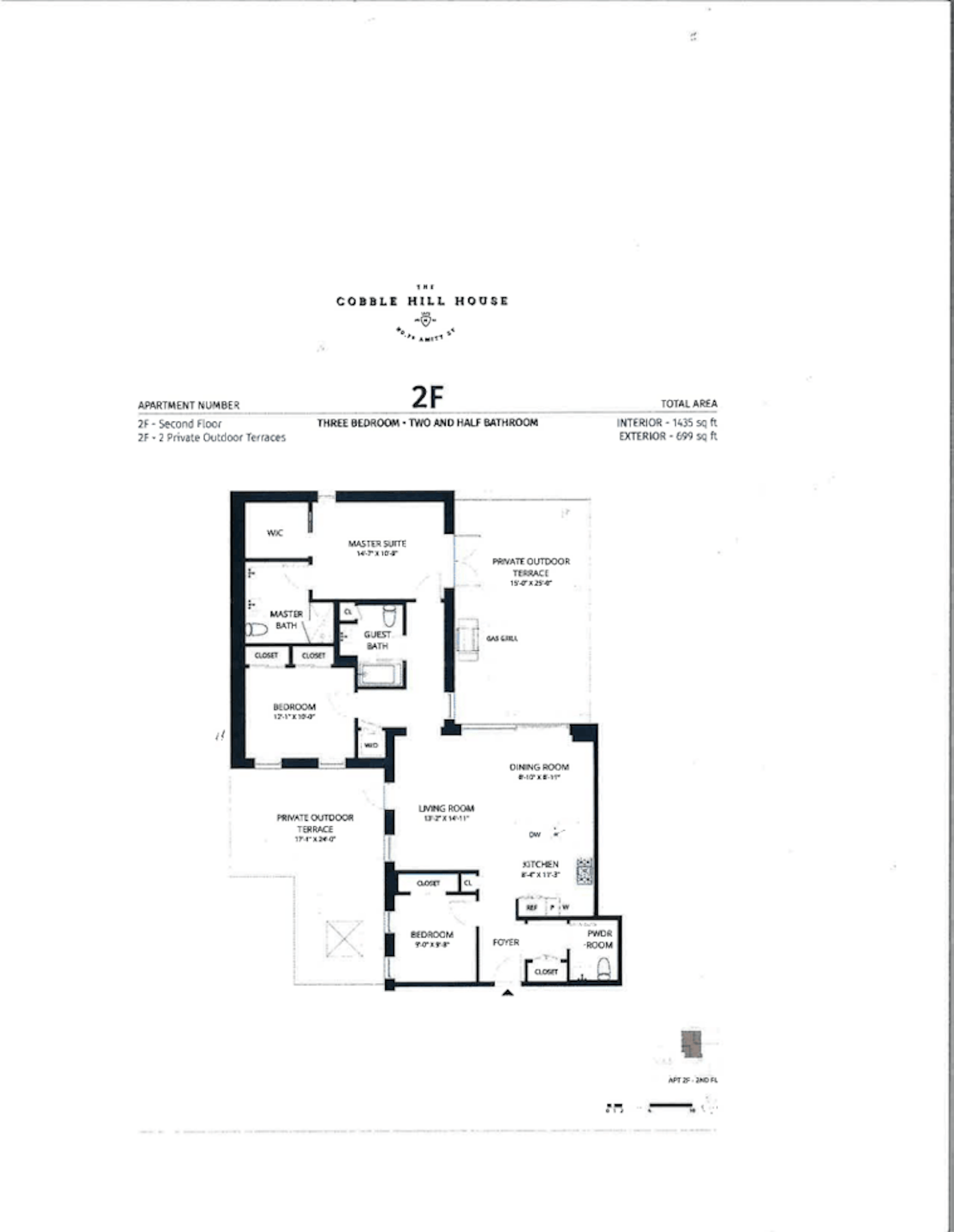 Floorplan for 78 Amity Street, 2F