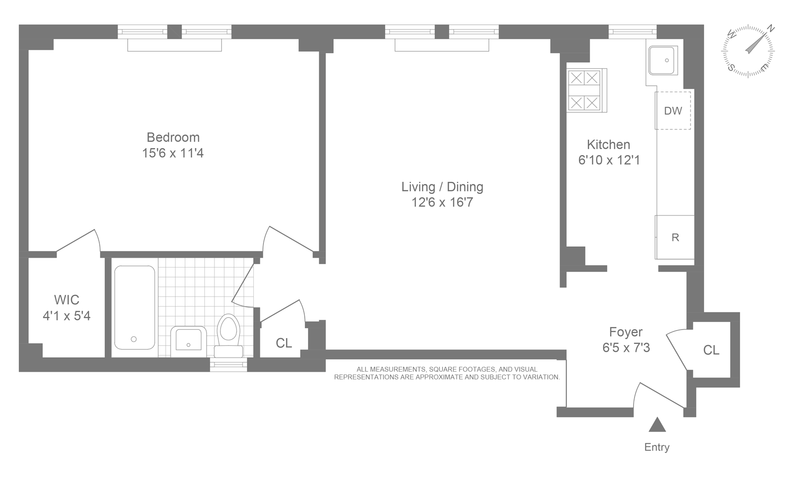 Floorplan for 675 West End Avenue, 9C