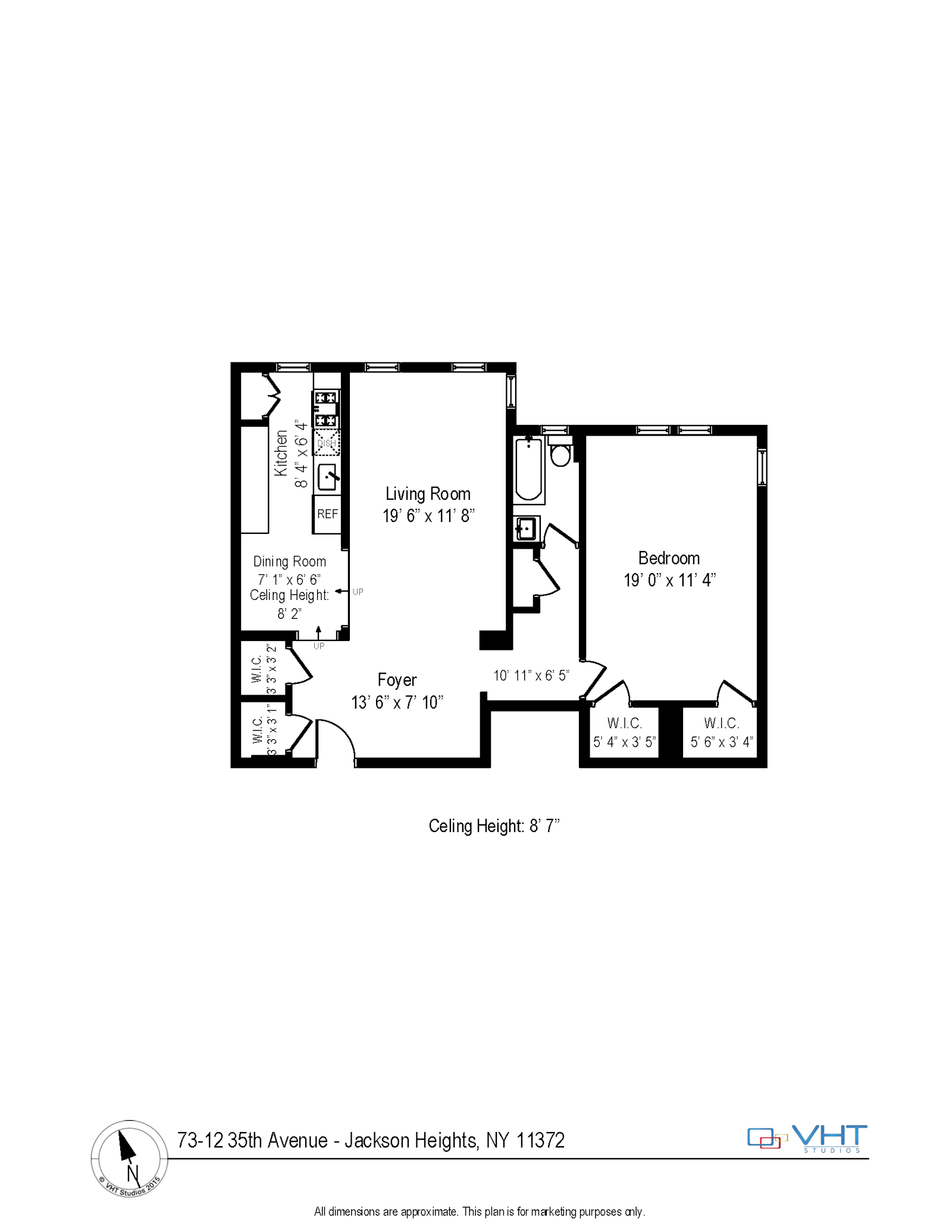 Floorplan for 73 -12 35th Avenue, C24