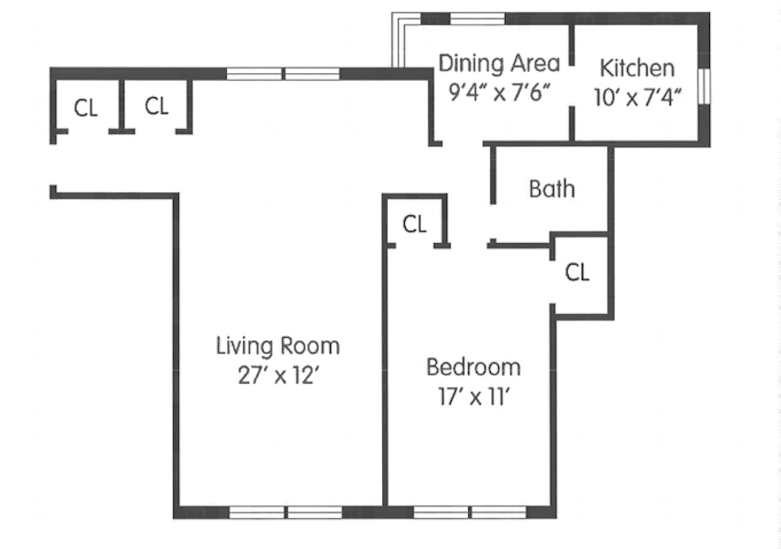 Floorplan for 3050 Fairfield Avenue, 3F