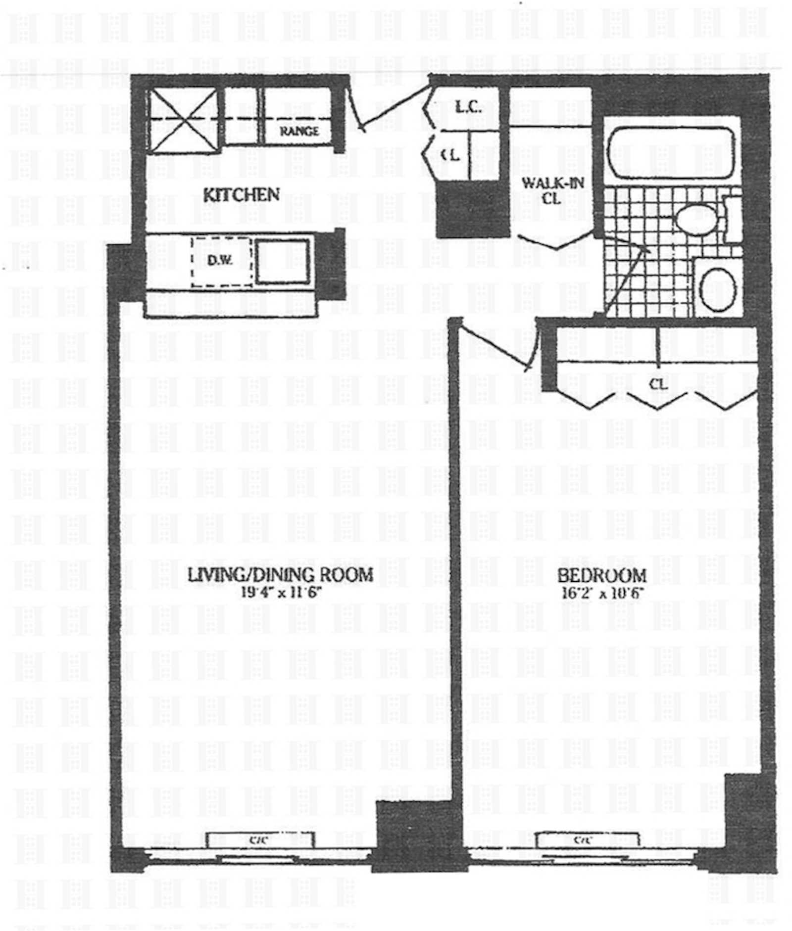 Floorplan for 5 East 22nd Street, 6N