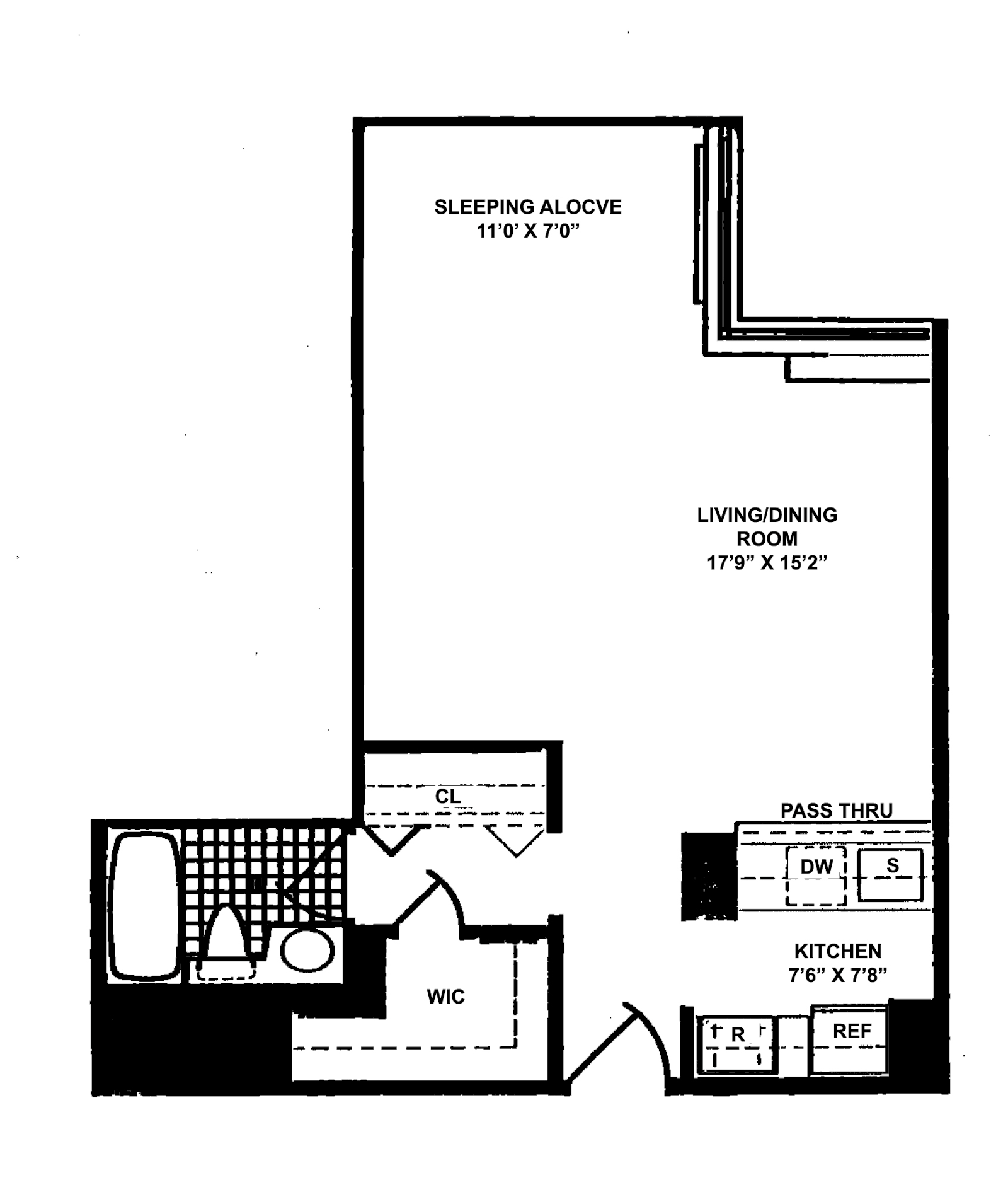 Floorplan for 2373 Broadway, 1609