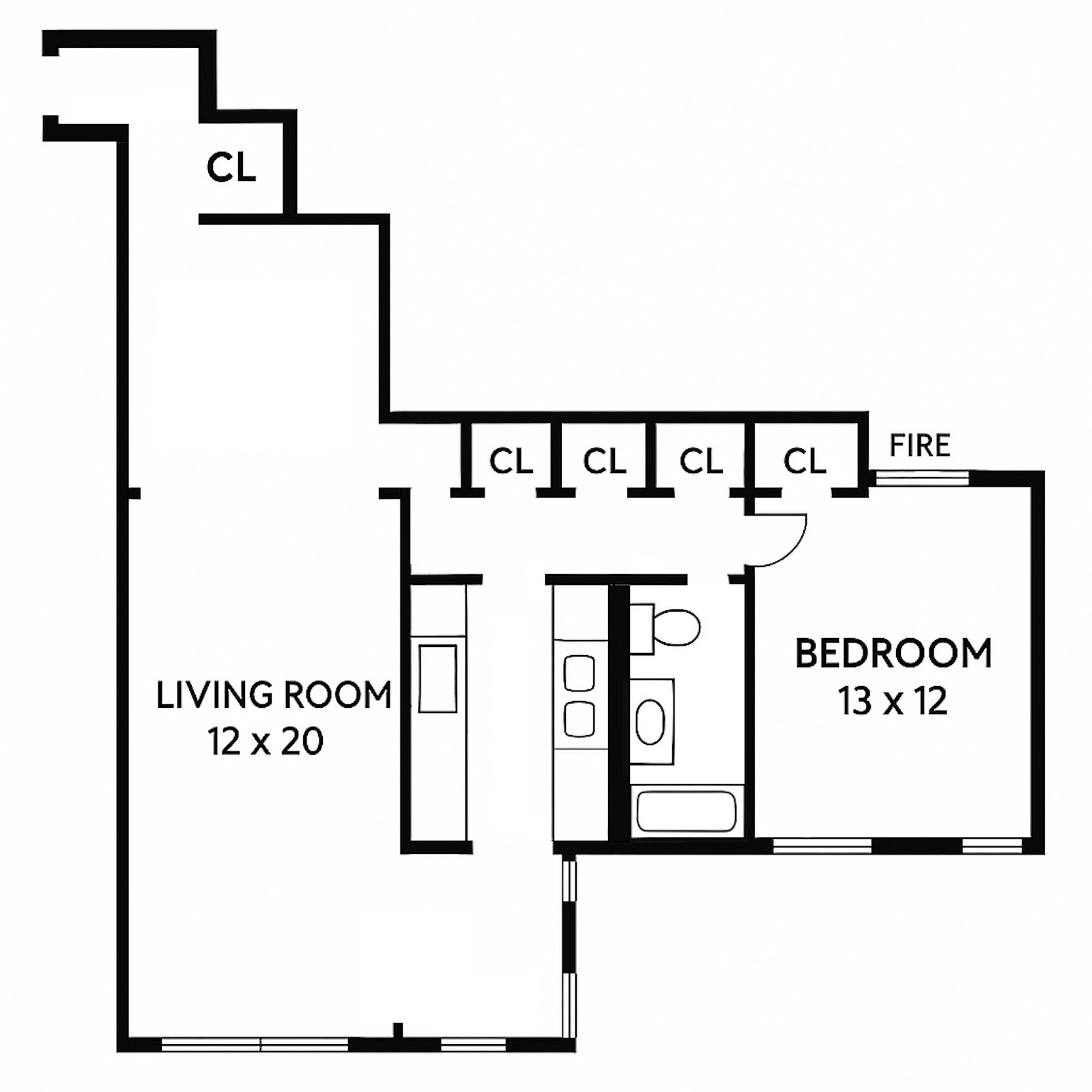 Floorplan for 67 -12 Yellowstone Boulev, C12